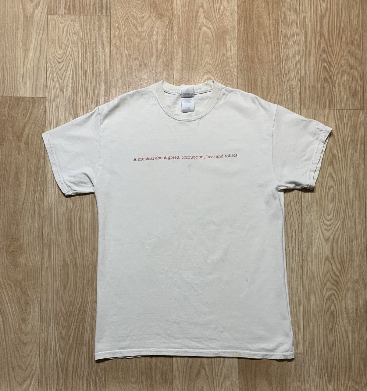 Vintage Y2K Urine Town “ Musical about…” T-Shirt Size US M / EU 48-50 / 2 - 1 Thumbnail