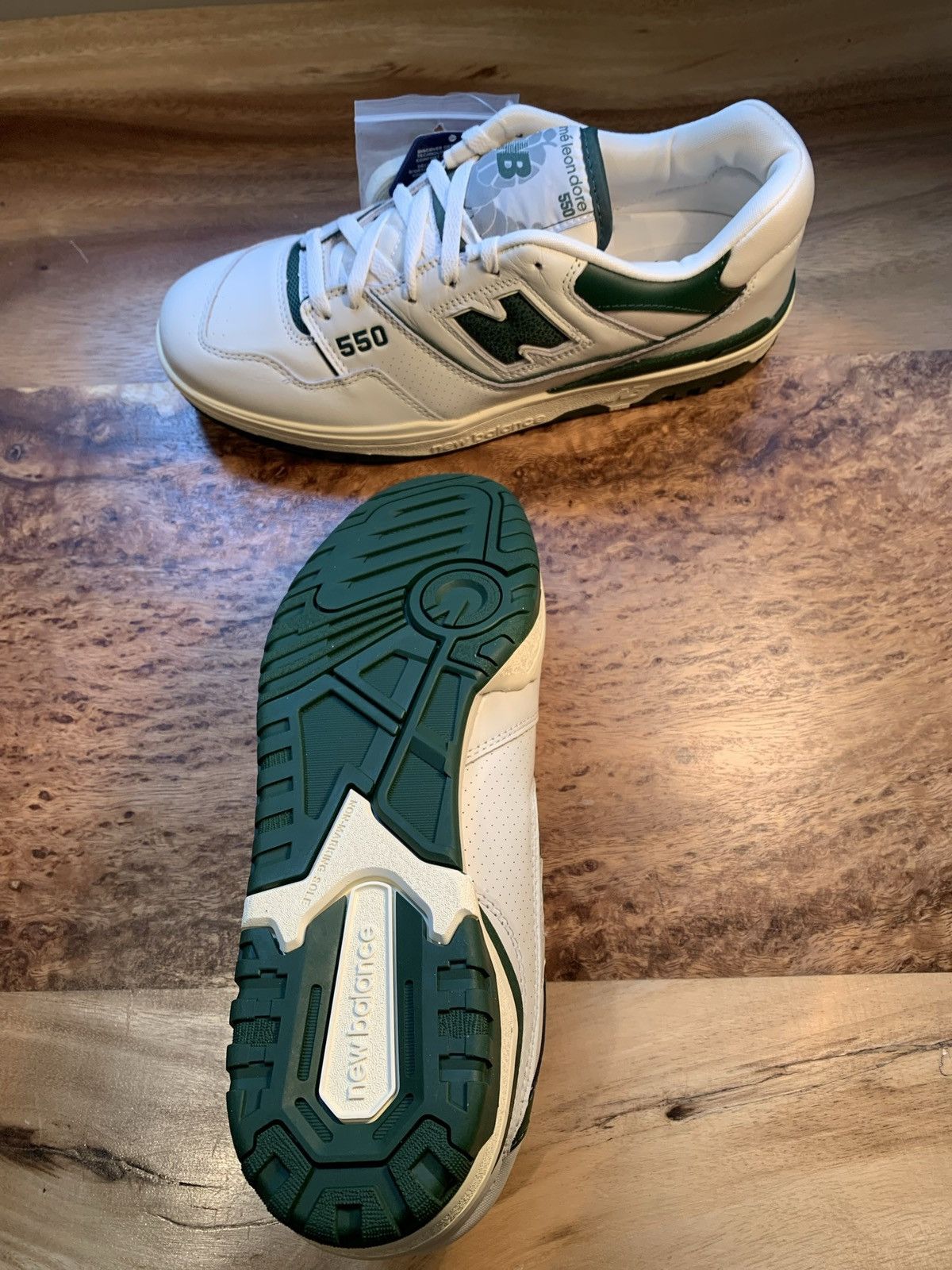 Aime Leon Dore × New Balance NB x ALD P550 Basketball Oxfords Size US 10 / EU 43 - 4 Thumbnail