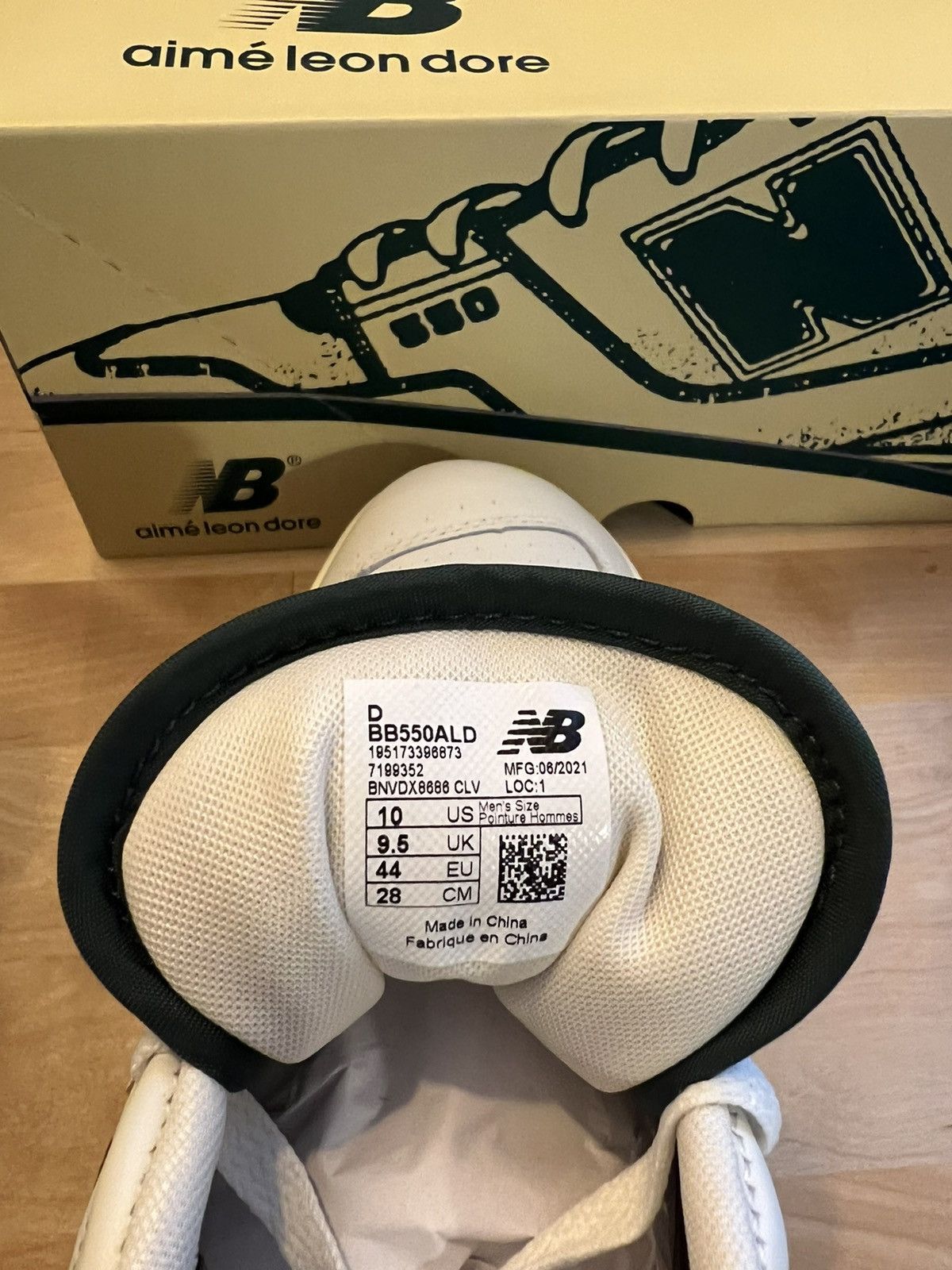 Aime Leon Dore × New Balance NB x ALD P550 Basketball Oxfords Size US 10 / EU 43 - 5 Thumbnail