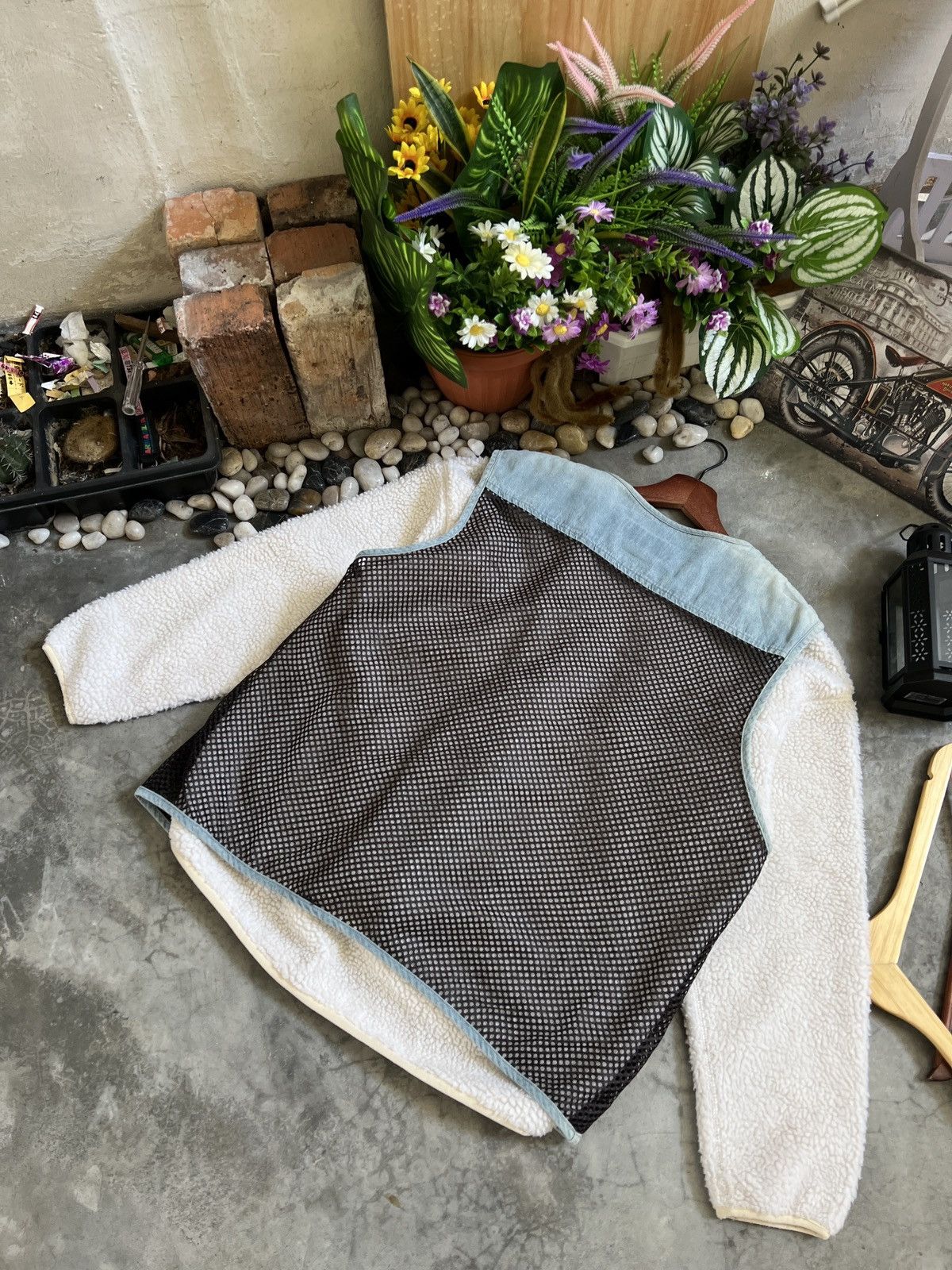 Japanese Brand × Vintage Vintage 🖤 Vintage Vittoria Cargo Pocket Net Vest Size US L / EU 52-54 / 3 - 12 Thumbnail