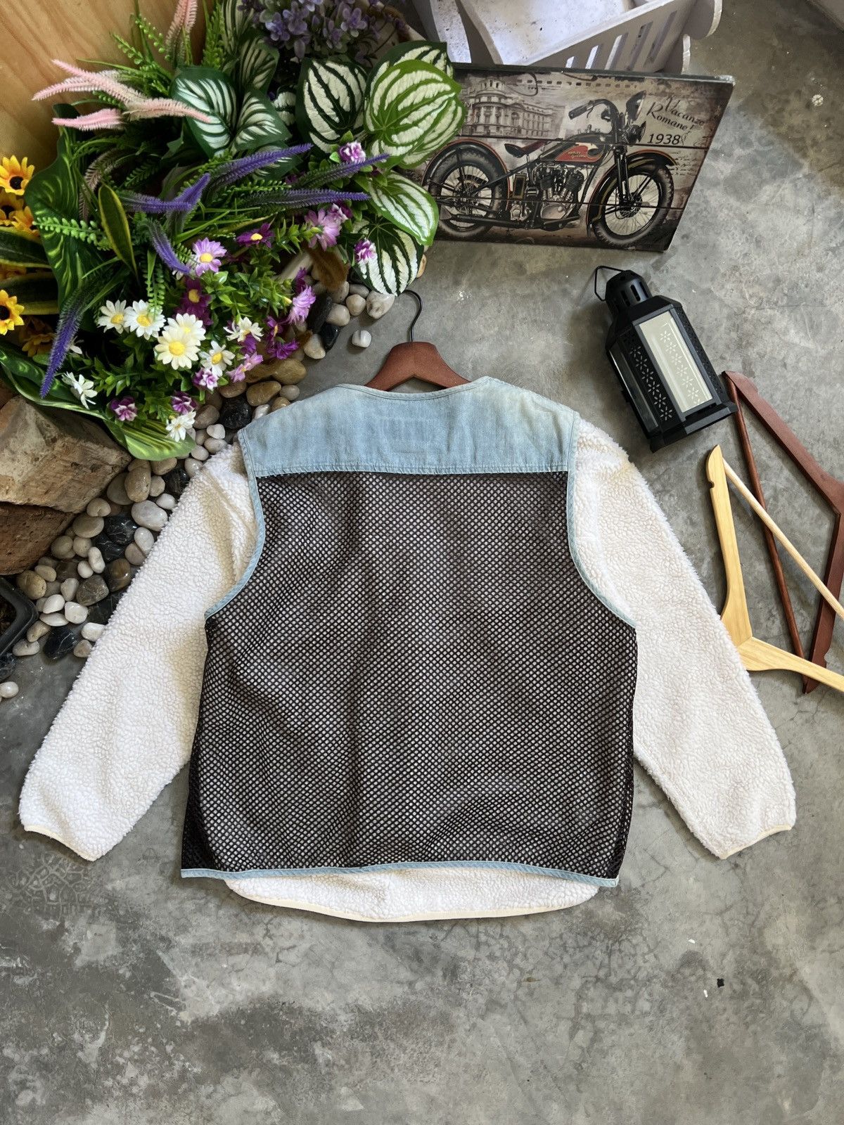 Japanese Brand × Vintage Vintage 🖤 Vintage Vittoria Cargo Pocket Net Vest Size US L / EU 52-54 / 3 - 9 Thumbnail