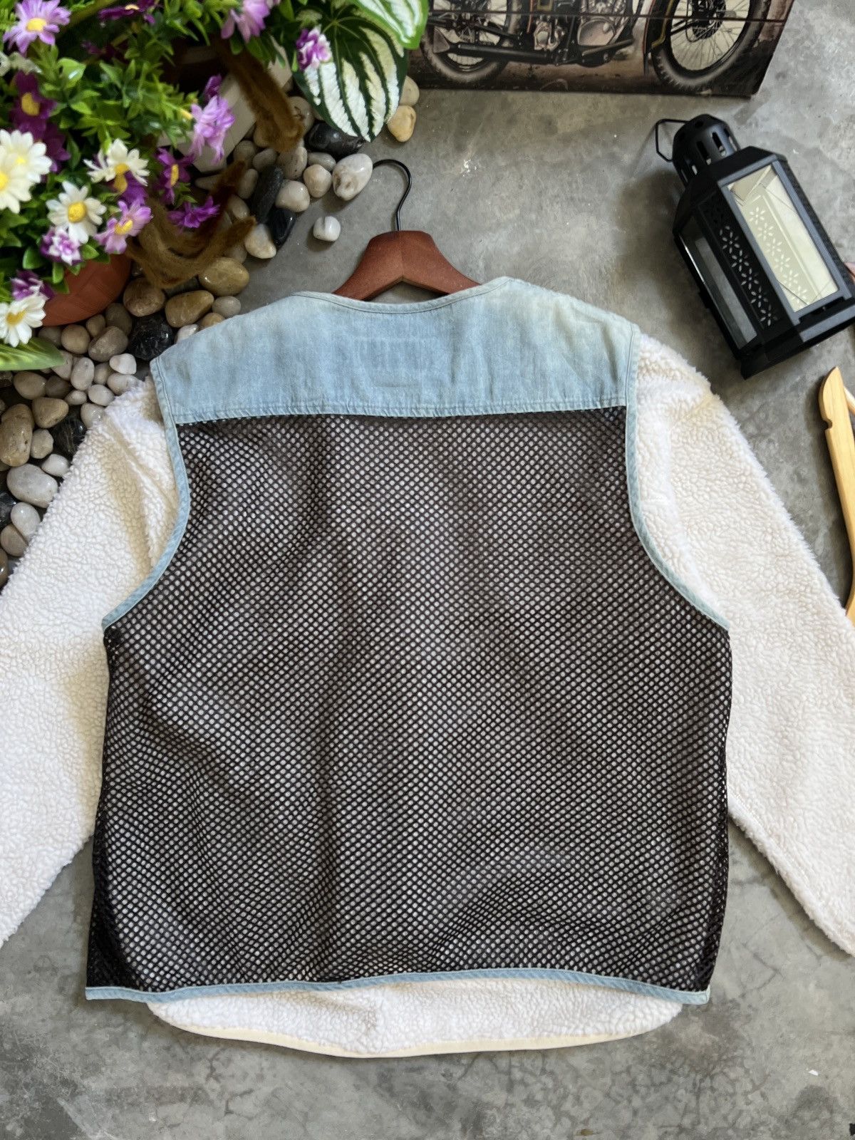 Japanese Brand × Vintage Vintage 🖤 Vintage Vittoria Cargo Pocket Net Vest Size US L / EU 52-54 / 3 - 10 Thumbnail