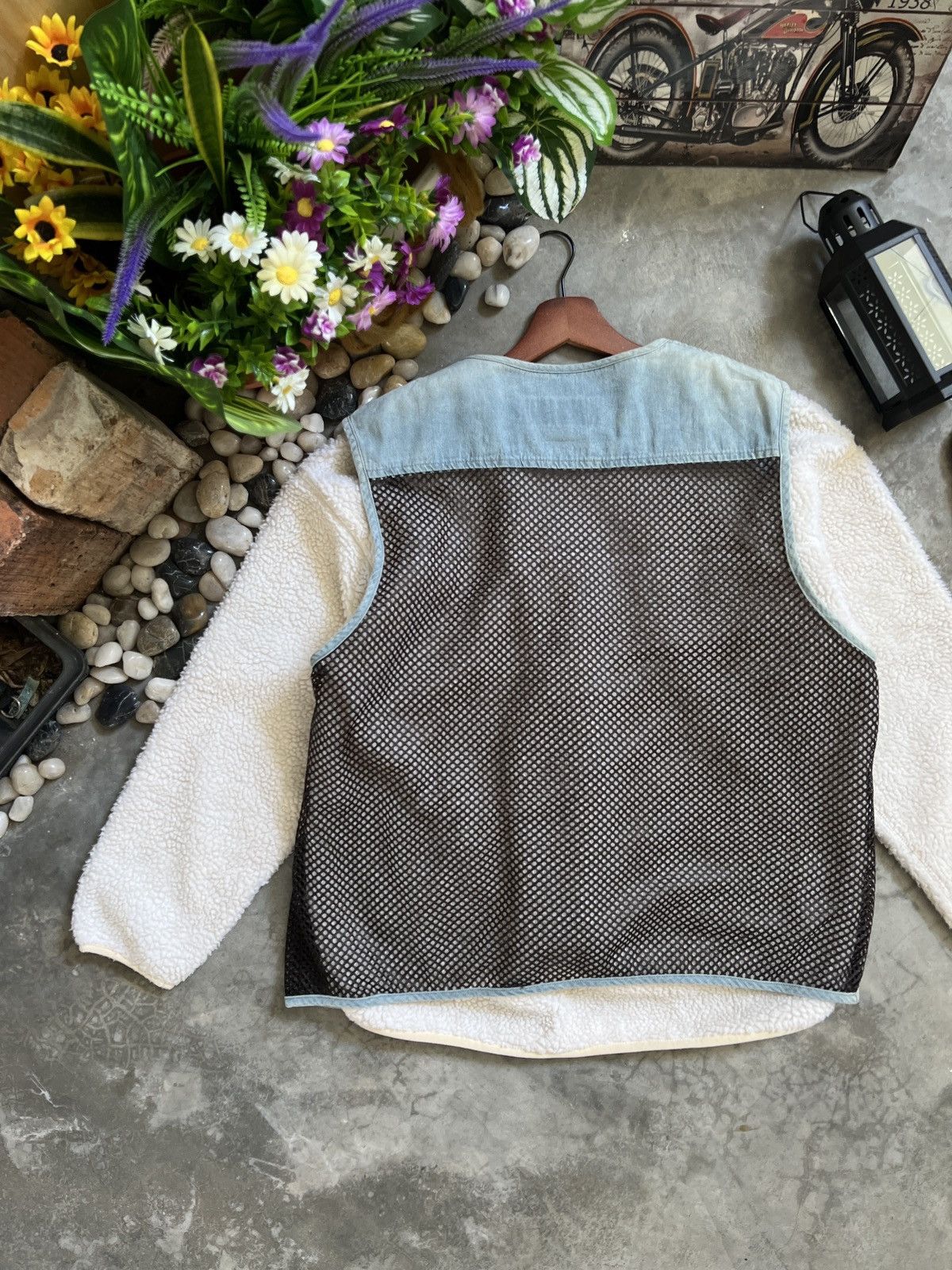Japanese Brand × Vintage Vintage 🖤 Vintage Vittoria Cargo Pocket Net Vest Size US L / EU 52-54 / 3 - 11 Thumbnail