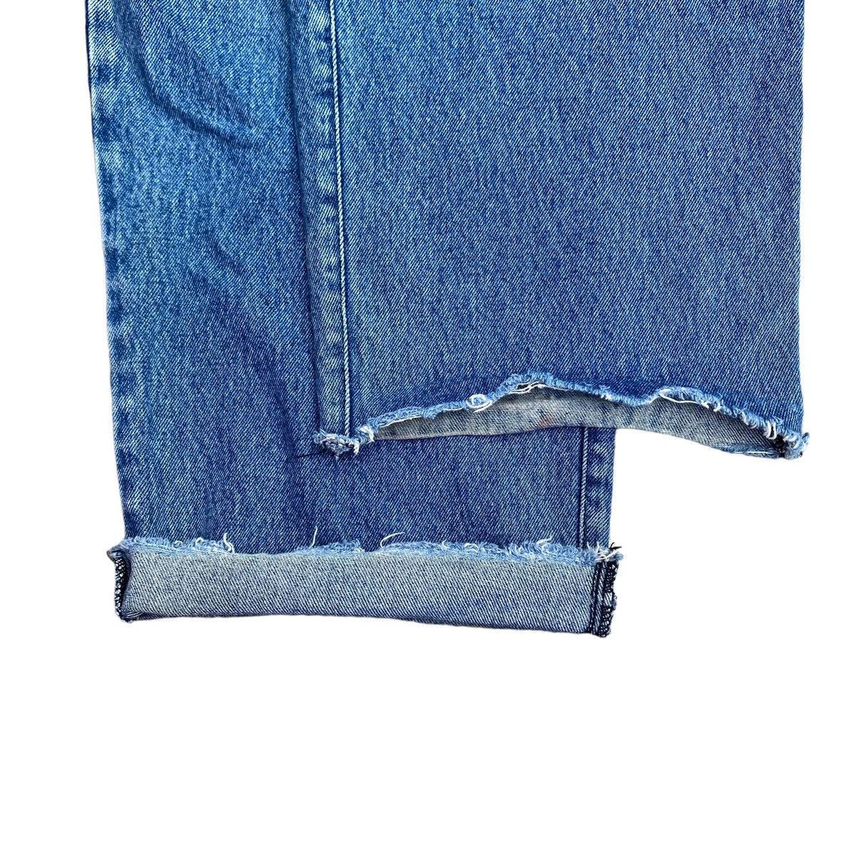 JNCO × Split Vtg Distressed Crop Baggy Jeans Size US 34 / EU 50 - 4 Thumbnail
