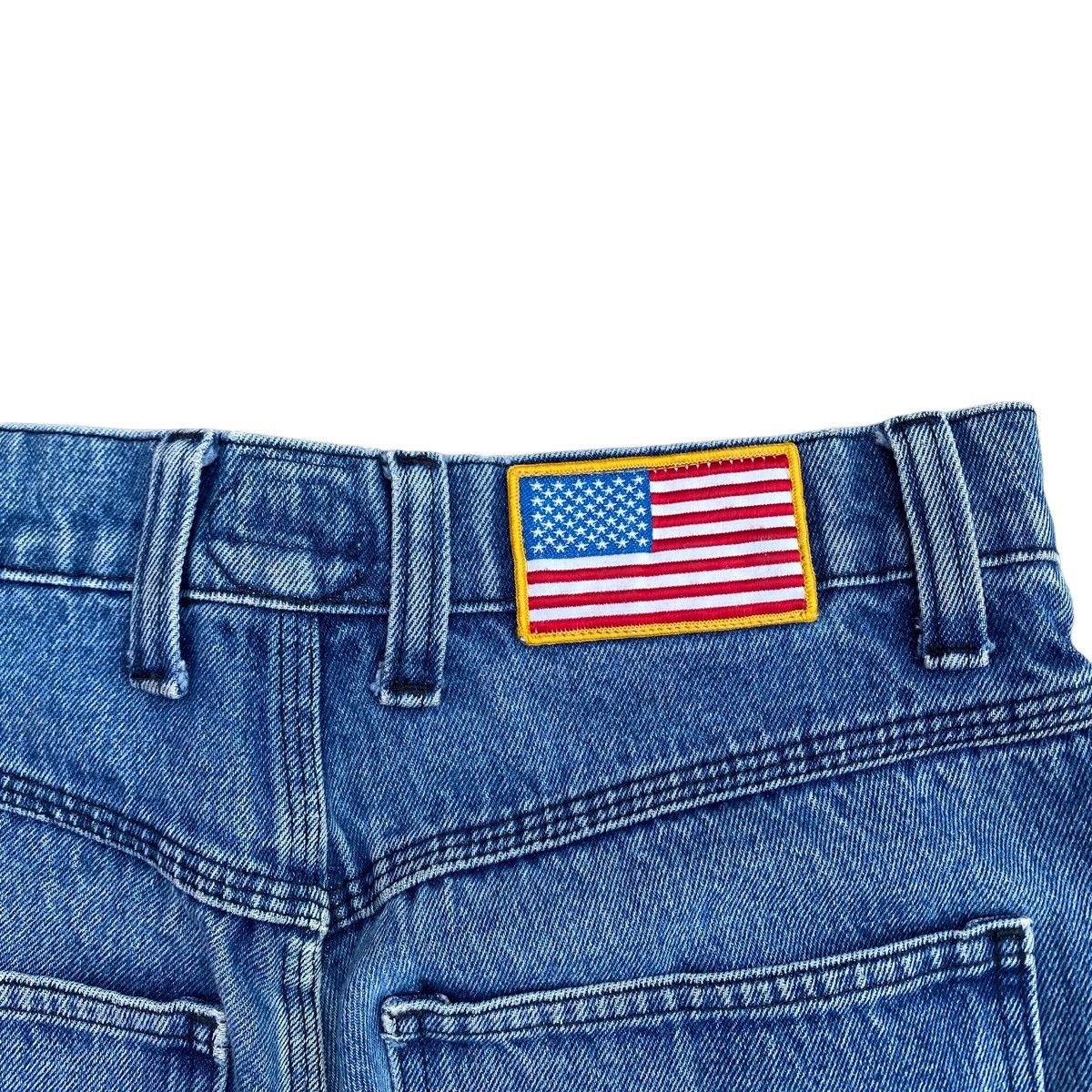 JNCO × Split Vtg Distressed Crop Baggy Jeans Size US 34 / EU 50 - 3 Thumbnail