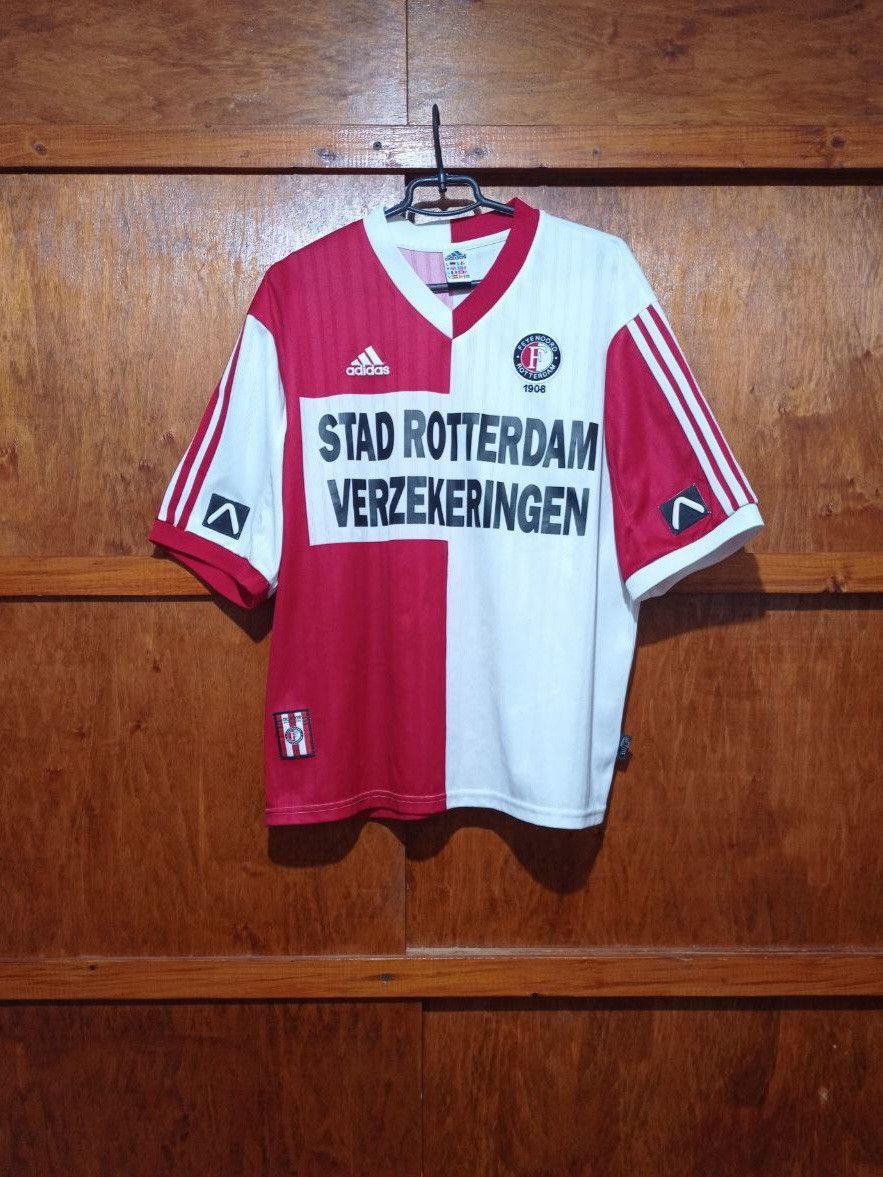 Adidas Adidas Feyenoord Rotterdam Vintage Jersey 1998 1999 t shirt Size US XL / EU 56 / 4 - 1 Thumbnail