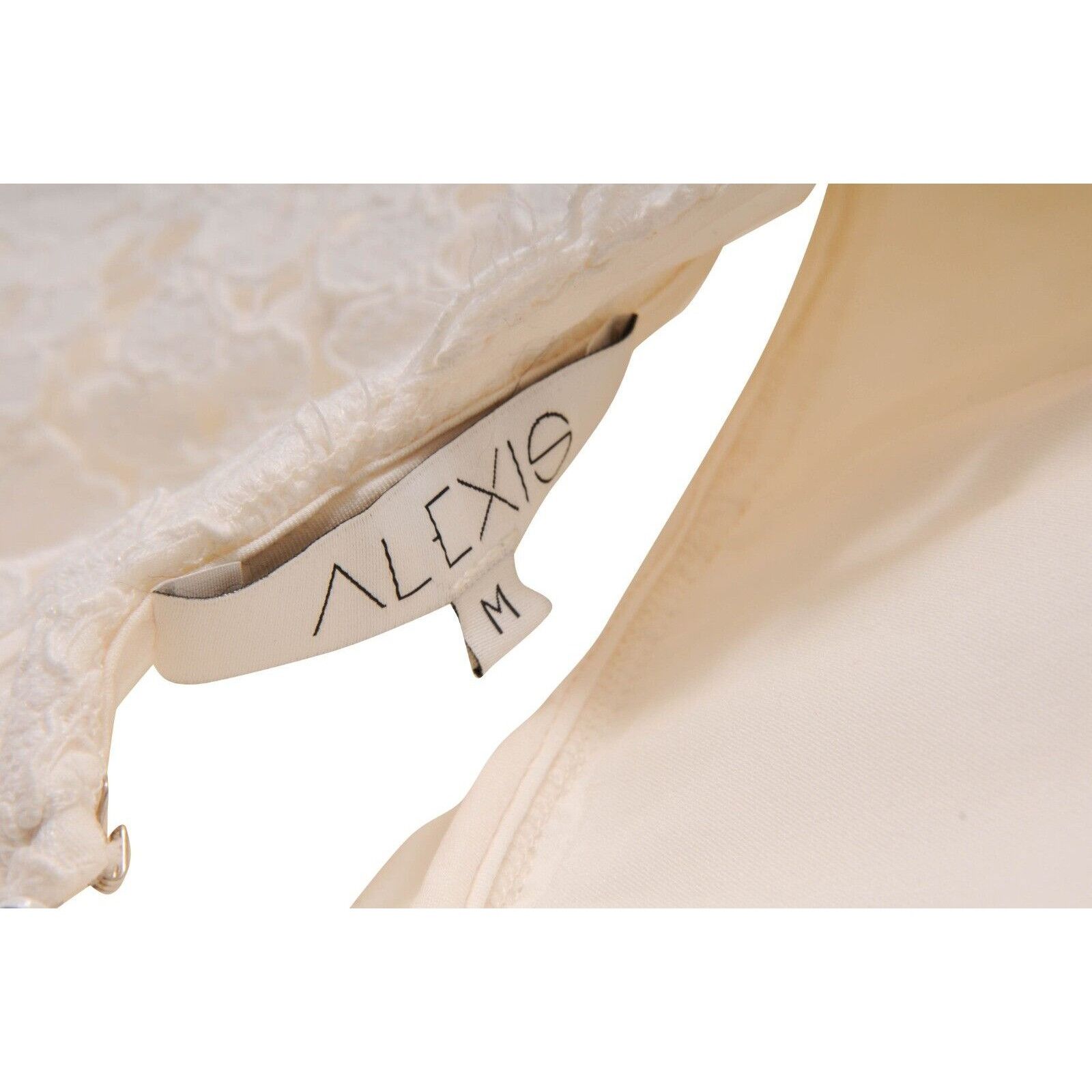 ALEXIS Floral Embroidered Lace Romper White Size M / US 6-8 / IT 42-44 - 9 Thumbnail