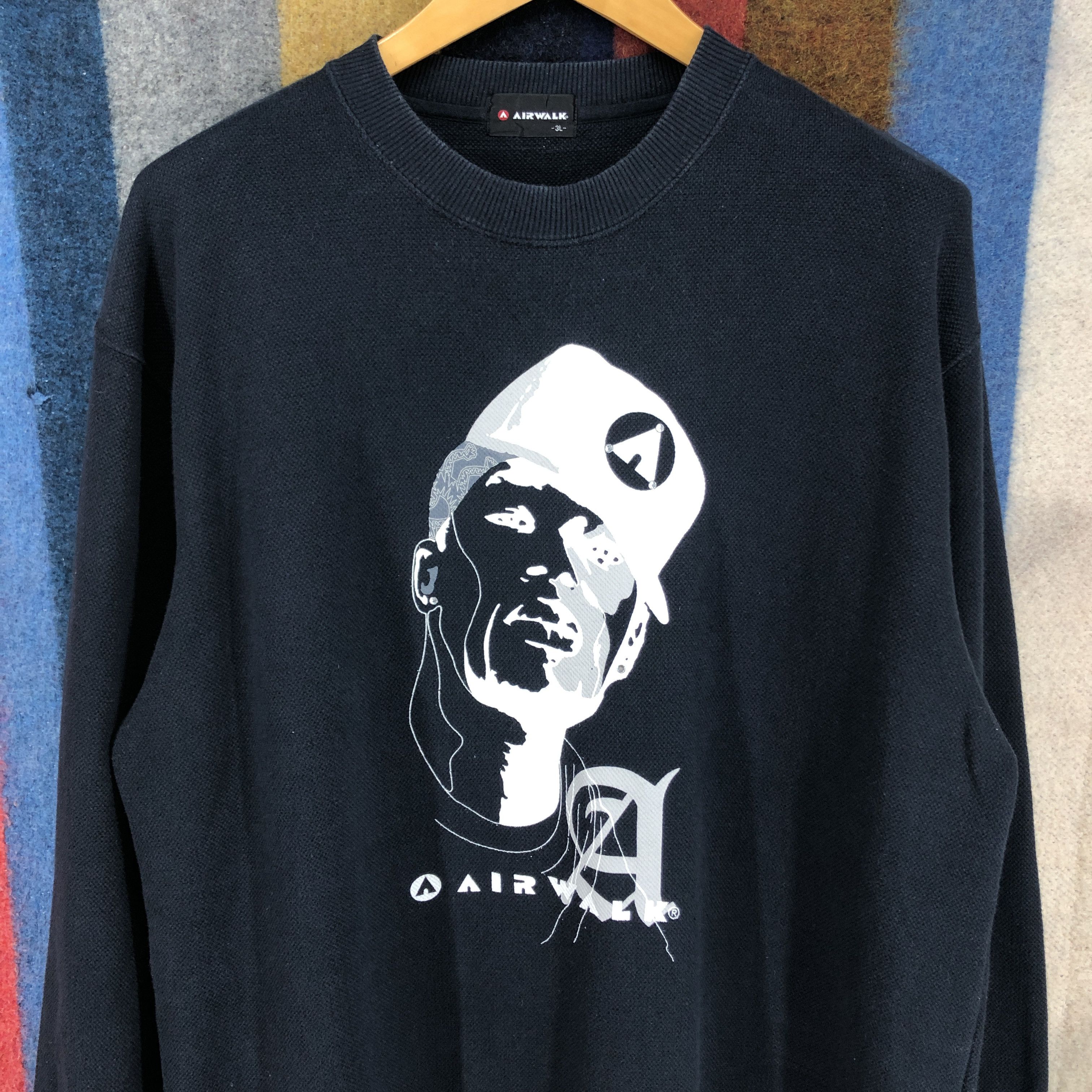 Airwalk AIRWALK Crew Neck Sweatshirt Rare Design #2825-103 Size US XL / EU 56 / 4 - 2 Thumbnail