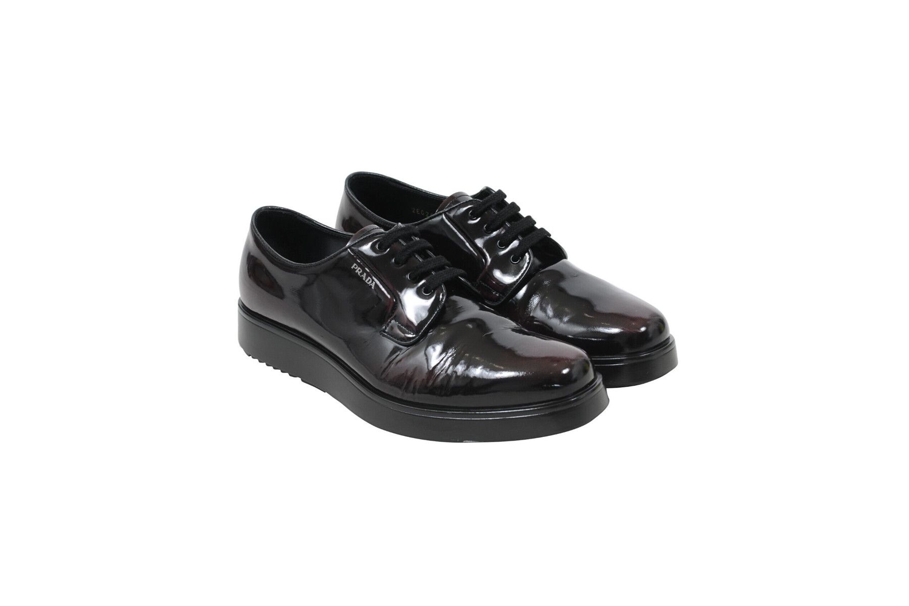 Prada Prada Commando Chunky Derbys Rubber Sole Nylon Tongue  display picture 2