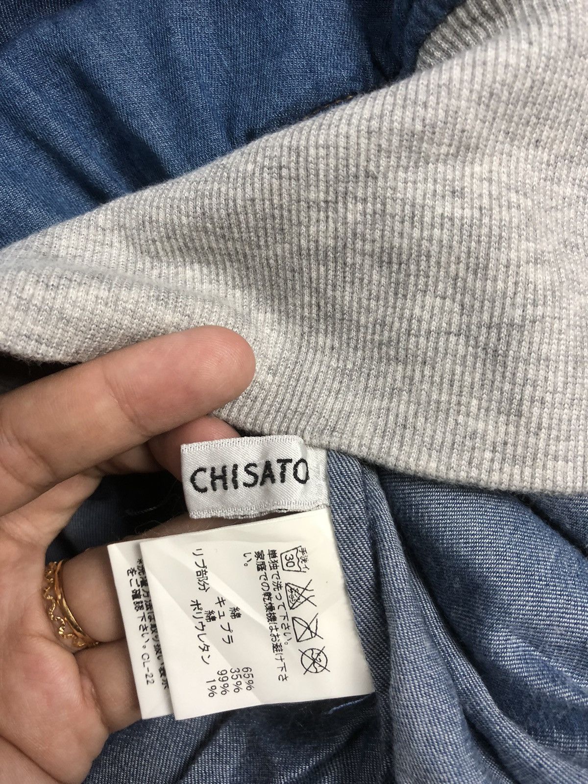 Tsumori Chisato Rare Design💥Tsumori Chisato Blue Baggy Hooded Jacket Size US XXL / EU 58 / 5 - 10 Thumbnail