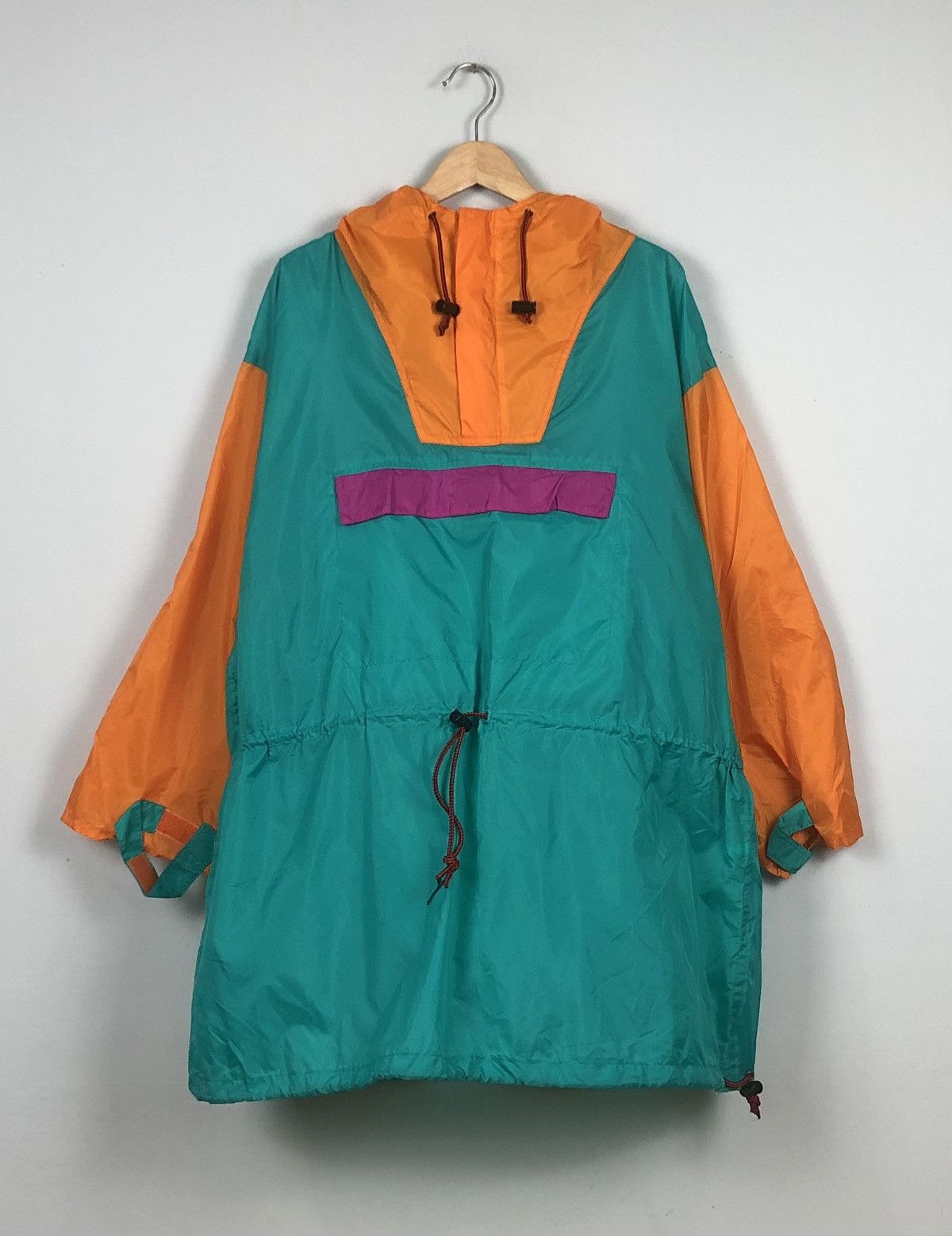 Vintage Japanese Brand Colorblock Windbreaker Jacket