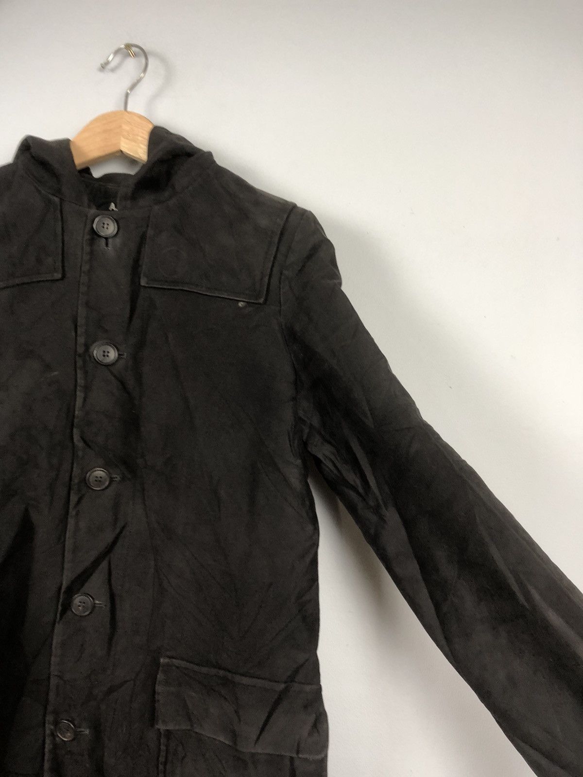 A.P.C. × Moleskine × Vintage A.P.C Moleskin Overcoat Jacket Size M / US 6-8 / IT 42-44 - 4 Thumbnail