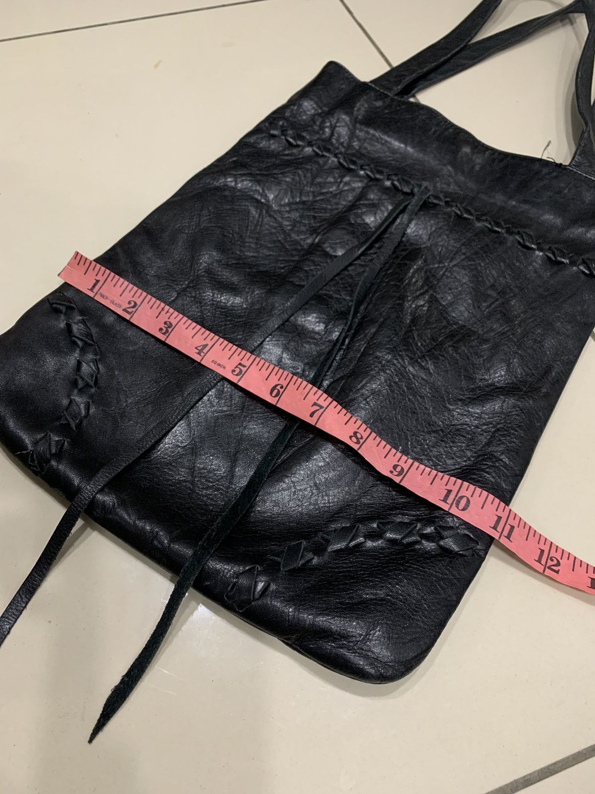 Limi Feu LIMI FEU BY YOHJI YAMAMOTO LEATHER TOTE BAG Size ONE SIZE - 2 Thumbnail