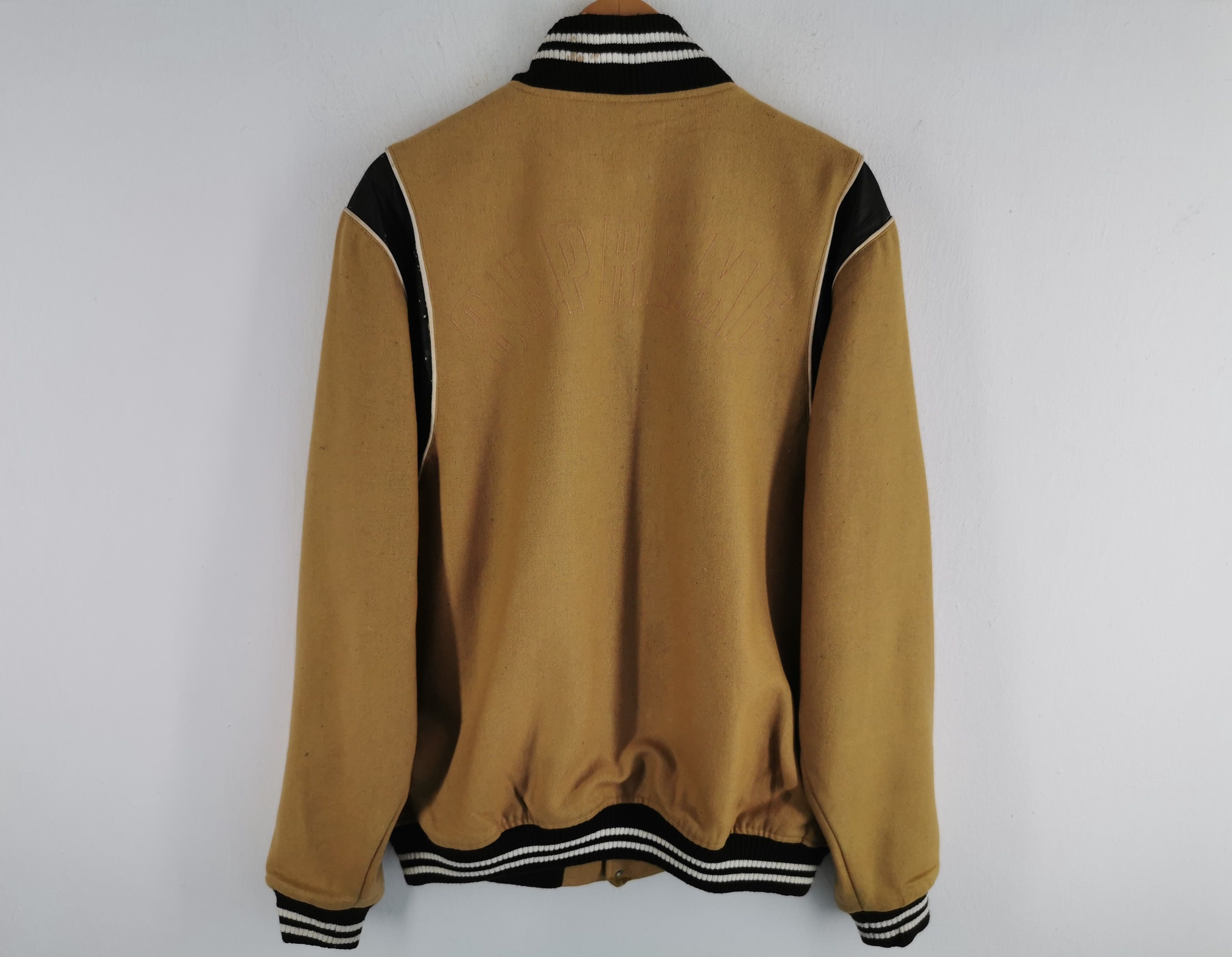 Supreme Vintage Supreme Wool Varsity Jacket Made In USA Size XL Size US XL / EU 56 / 4 - 3 Thumbnail