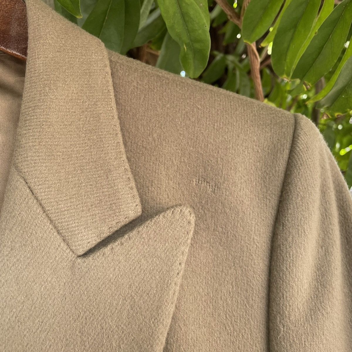 Vintage 70s Hugo Boss Heavy Wool Overcoat Earthtones Size US M / EU 48-50 / 2 - 10 Thumbnail