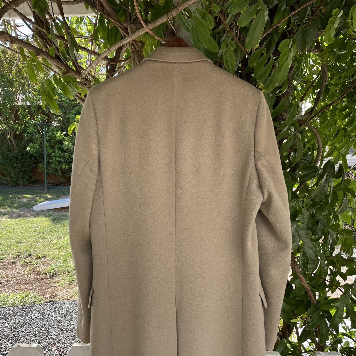 Vintage 70s Hugo Boss Heavy Wool Overcoat Earthtones Size US M / EU 48-50 / 2 - 9 Thumbnail