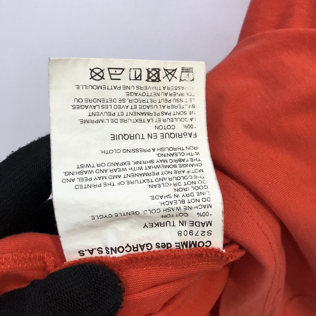 Comme des Garcons ‘Rare!! Comme des Gorcons Boys T-shirt Size US S / EU 44-46 / 1 - 14 Thumbnail
