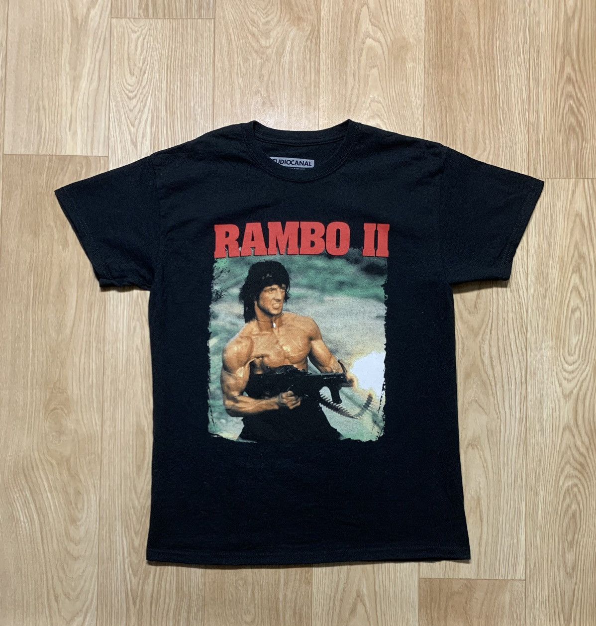 Vintage Vintage Studiocanal 1985 Rambo 2 First Blood T-Shirt Size US M / EU 48-50 / 2 - 1 Thumbnail