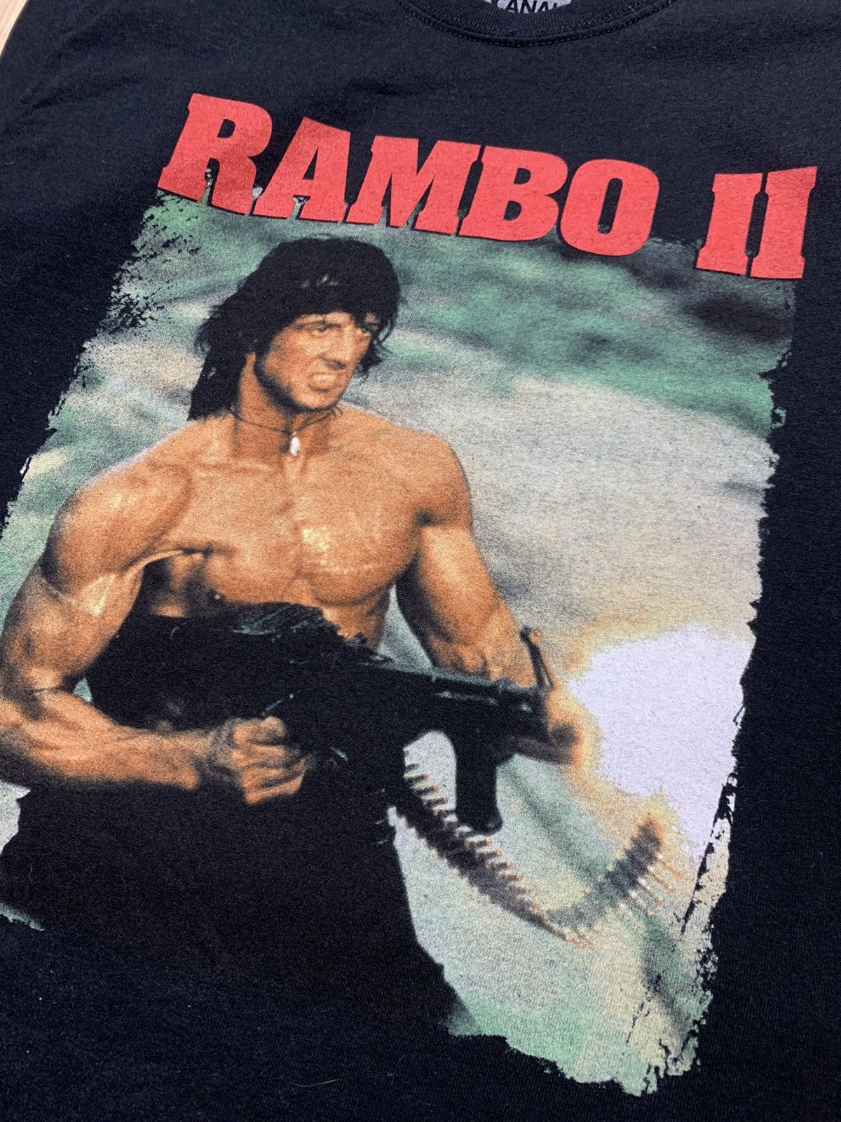 Vintage Vintage Studiocanal 1985 Rambo 2 First Blood T-Shirt Size US M / EU 48-50 / 2 - 4 Thumbnail