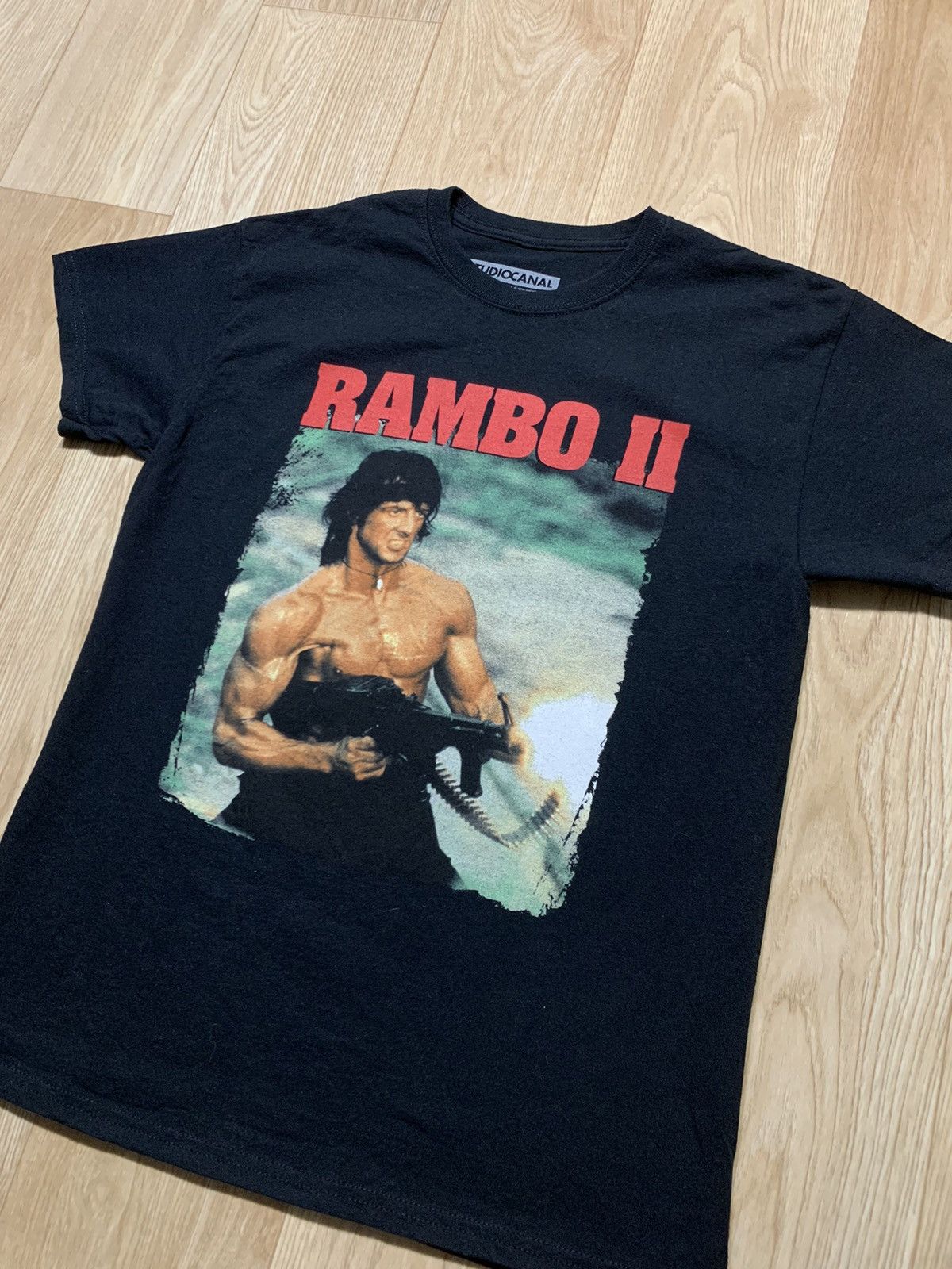 Vintage Vintage Studiocanal 1985 Rambo 2 First Blood T-Shirt Size US M / EU 48-50 / 2 - 2 Thumbnail