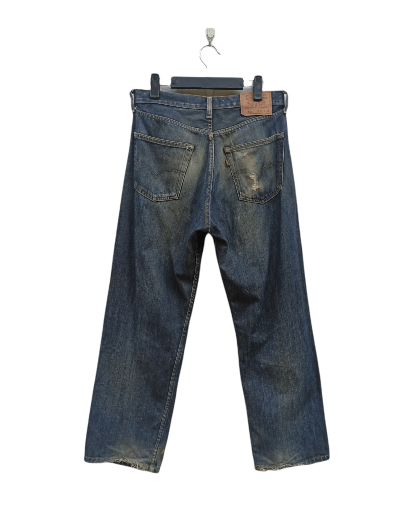 Levi's × Vintage Vintage Levi's 512 Distress Jean Size US 33 - 2 Thumbnail