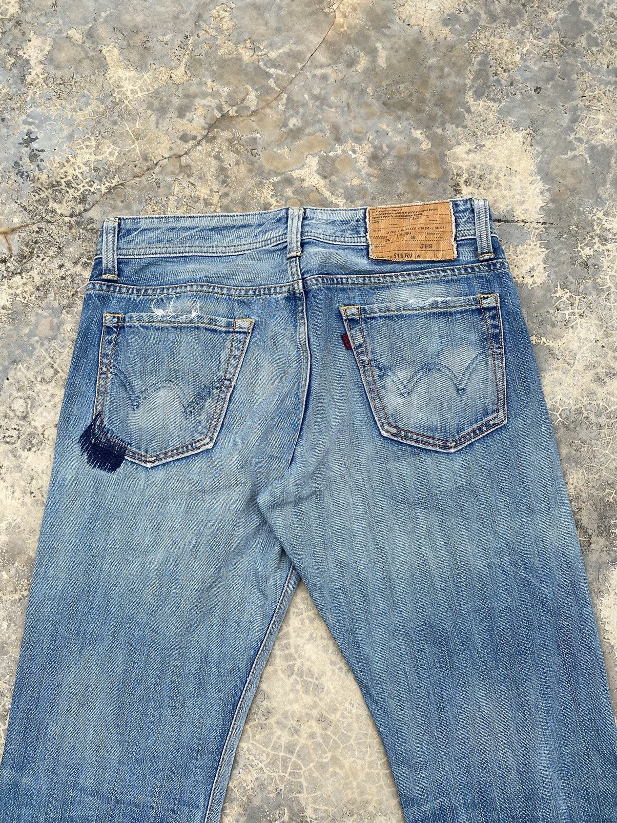 Edwin Vintage Distressed Edwin Flare Jeans Size US 31 - 6 Thumbnail