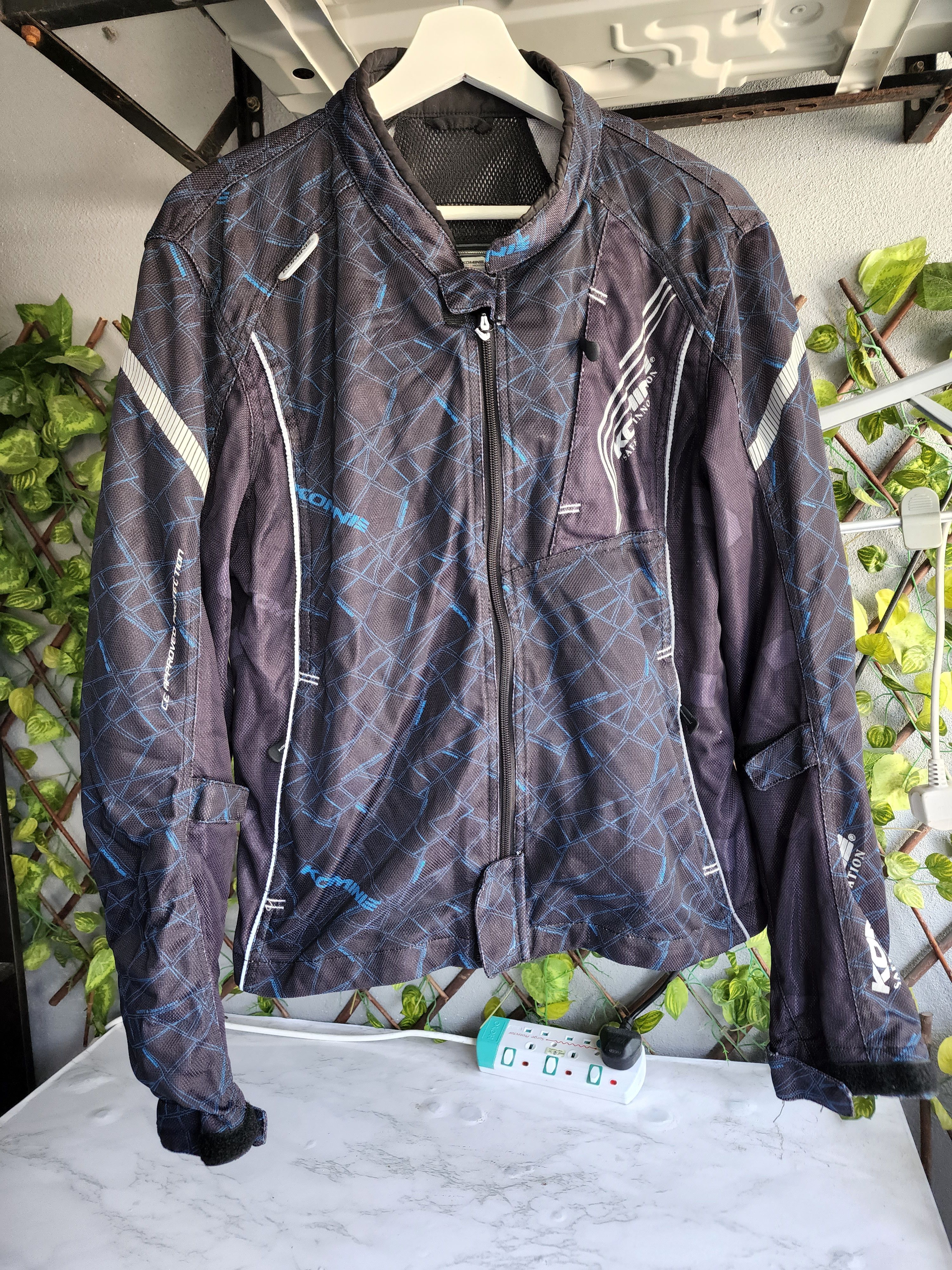 Komine Racing Rider Motorcycle Jacket Biker #T2