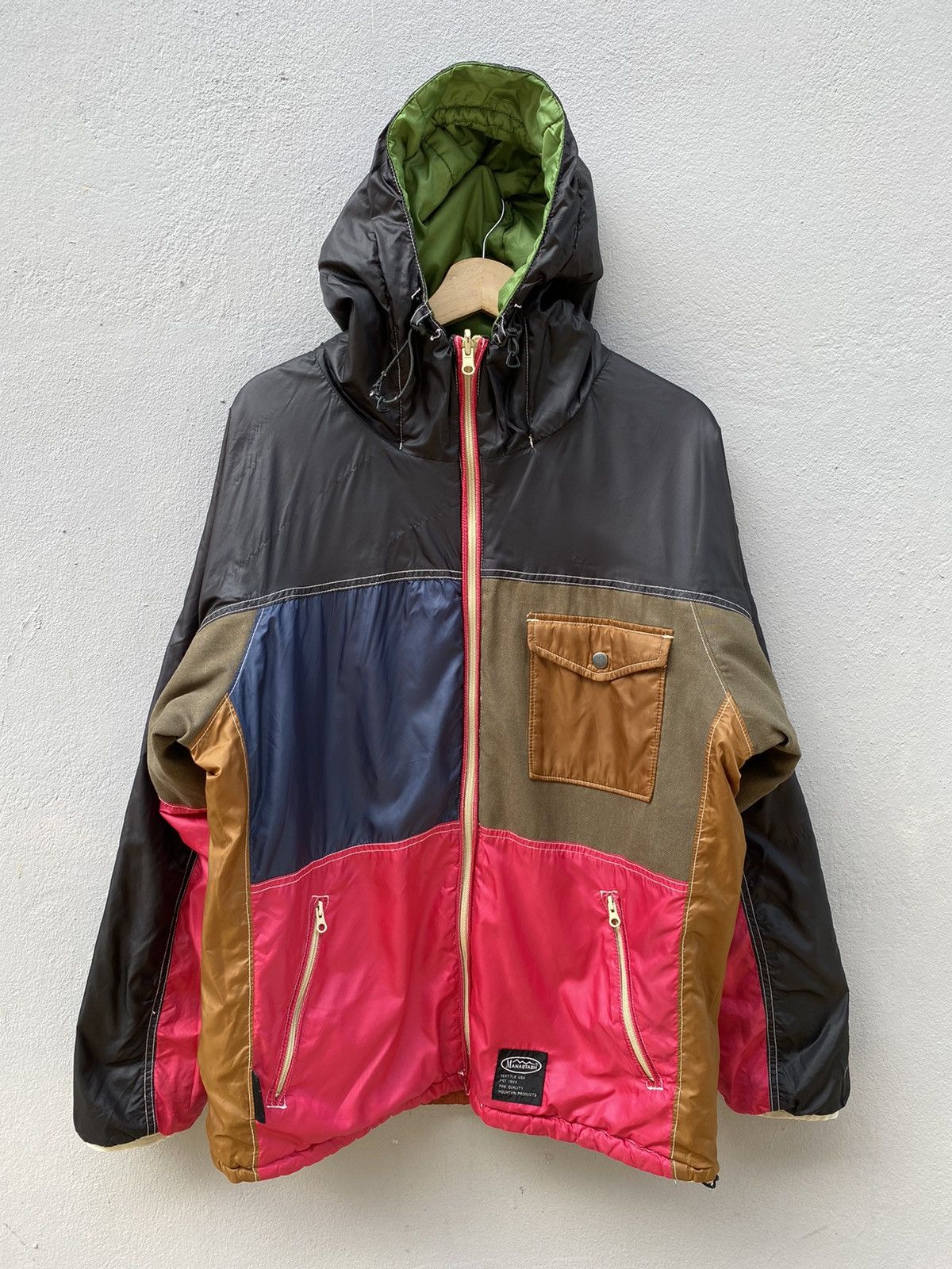 Manastash 🔥MANASTASH “Pertex” Reversible Patchwork/Hybrid Multicolor Size US L / EU 52-54 / 3 - 2 Thumbnail