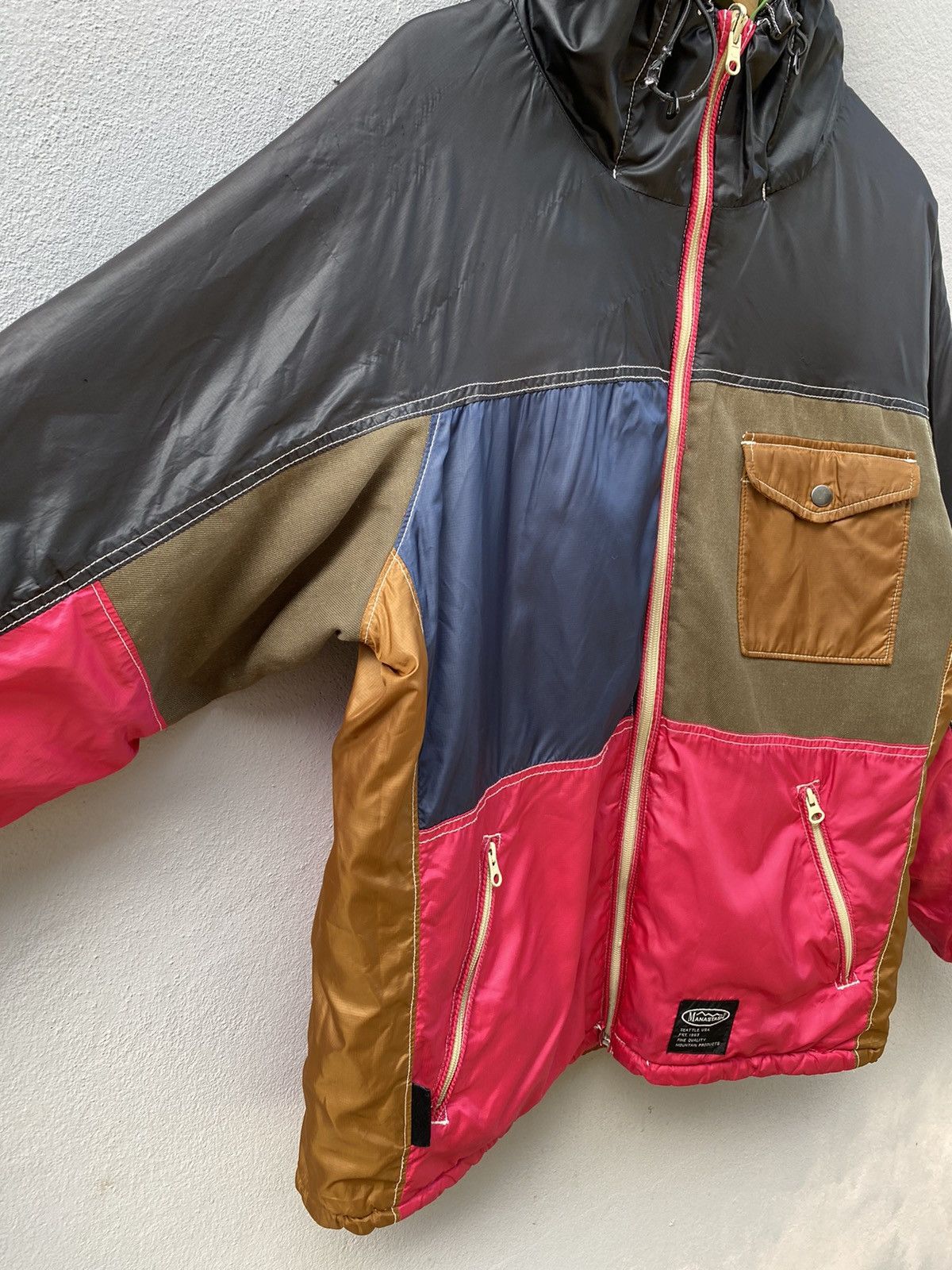 Manastash 🔥MANASTASH “Pertex” Reversible Patchwork/Hybrid Multicolor Size US L / EU 52-54 / 3 - 6 Thumbnail
