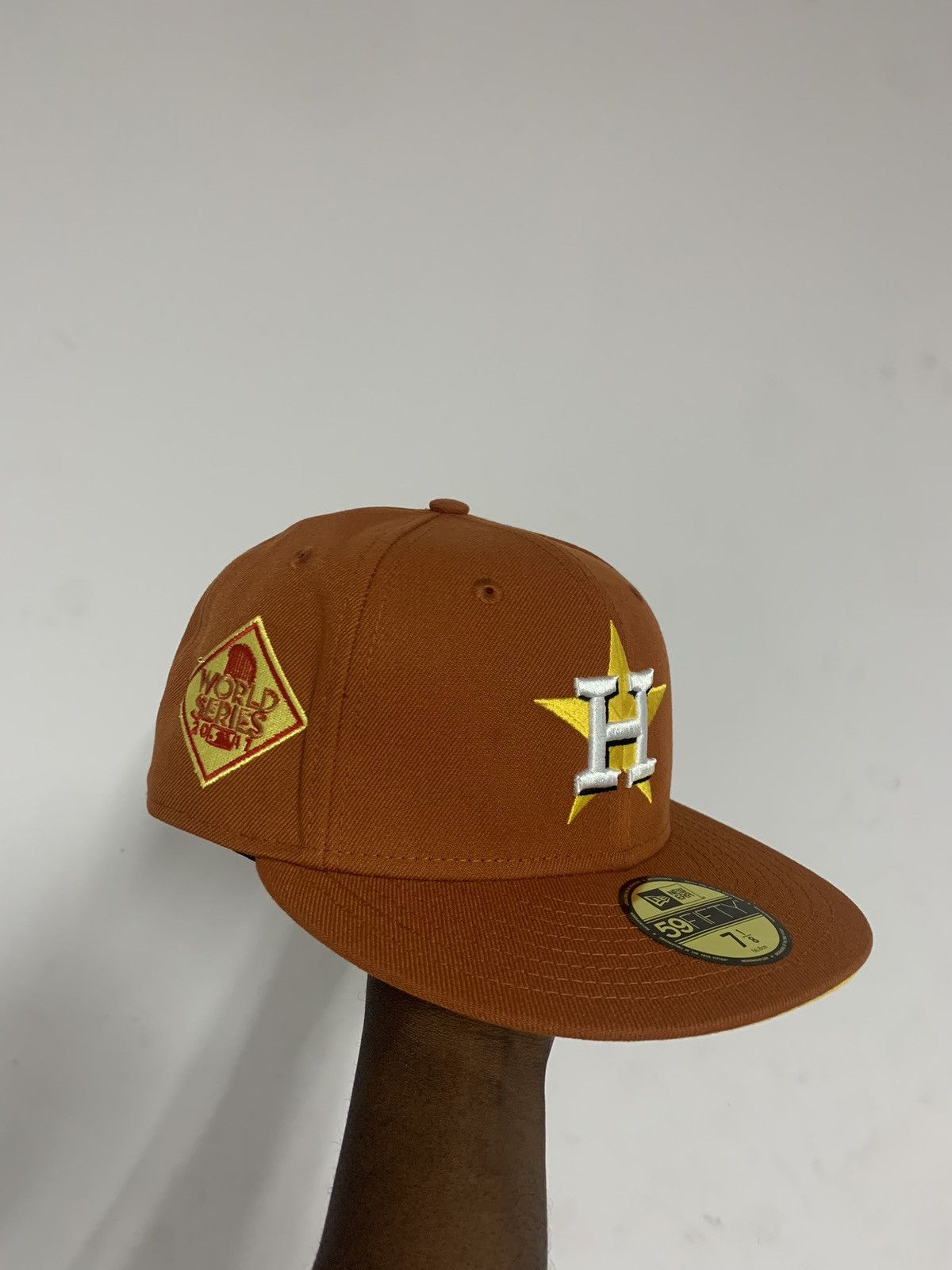 Casquette New Era Houston Astros – Cadre Bovin Cuir, Réglable, Noir, Neuf Avec étiquettes