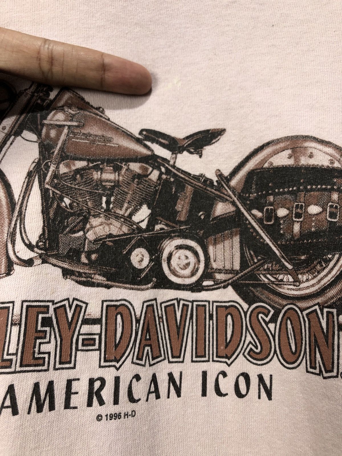 Harley Davidson Vintage 1996 Harley Davidson Long Sleeve T-Shirt Size US L / EU 52-54 / 3 - 3 Thumbnail