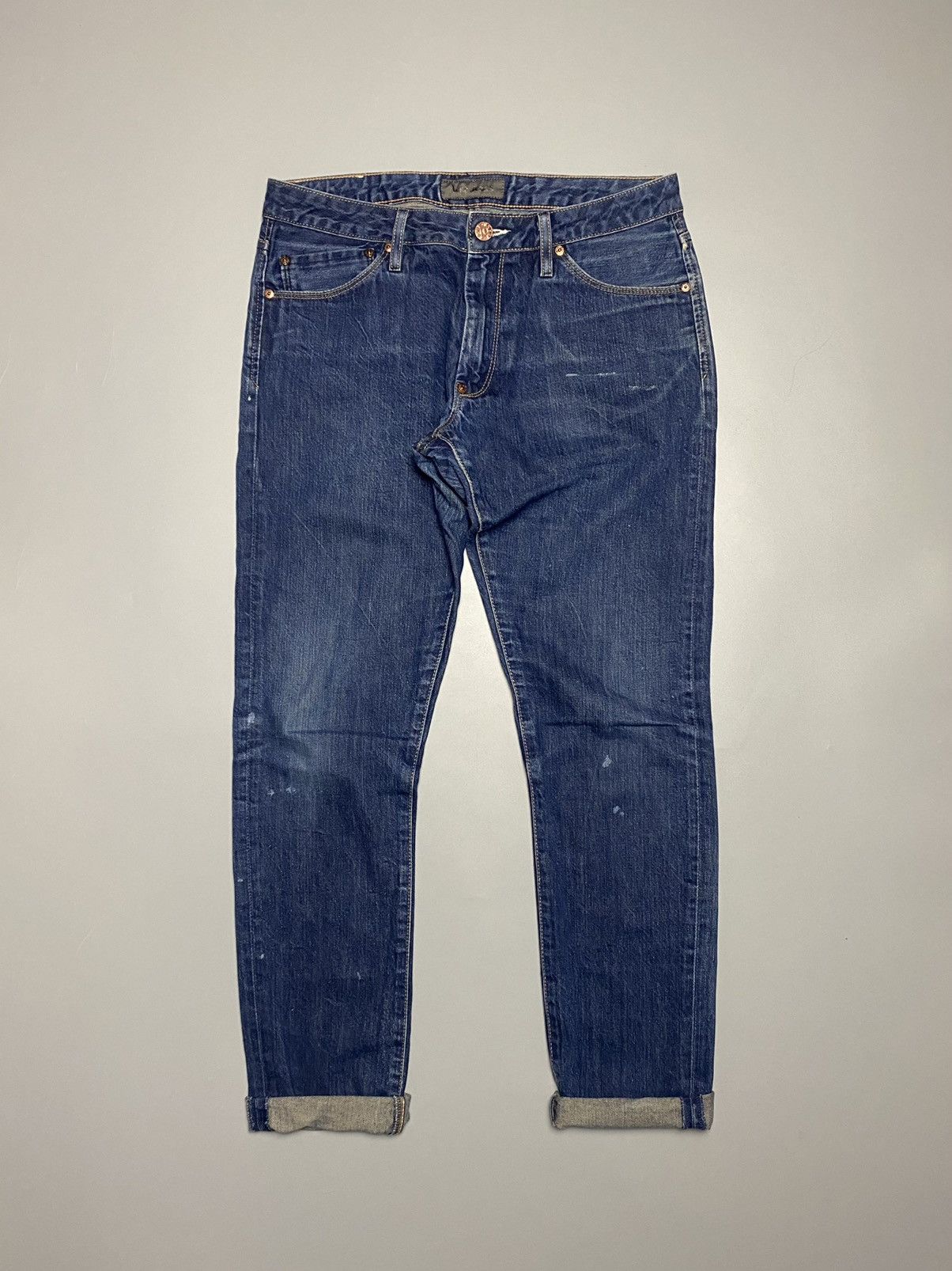 パンツ Acne studios X SSENSE Blue Painter Jeans SSENSE Acne Studios SSENSE XX Blue Painter Jeans 660.00