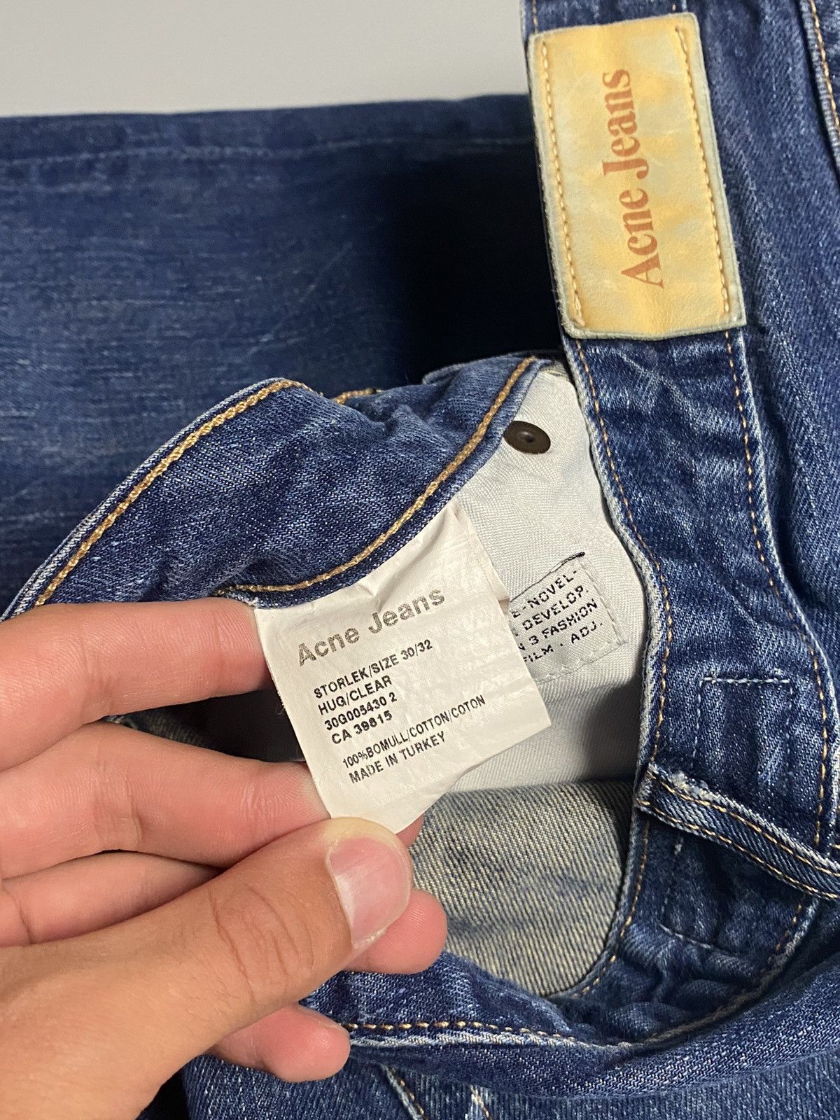 Acne Studios Acne Studios vintage painted denim jeans selvedge Size US 30 / EU 46 - 9 Thumbnail