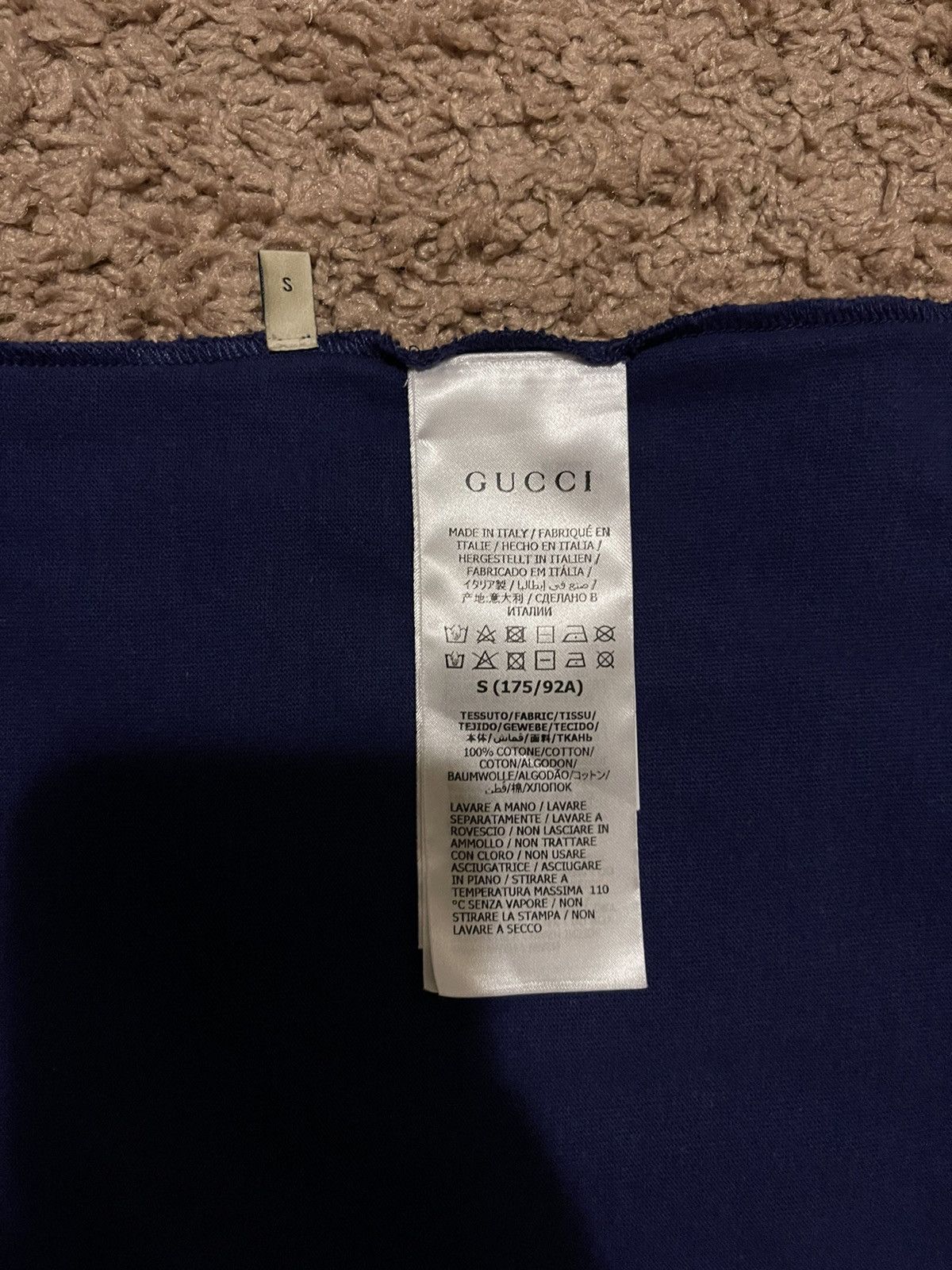 Gucci Gucci Blue '25 Gucci Eschatology & Blind For Love 1921' Size US L / EU 52-54 / 3 - 5 Thumbnail