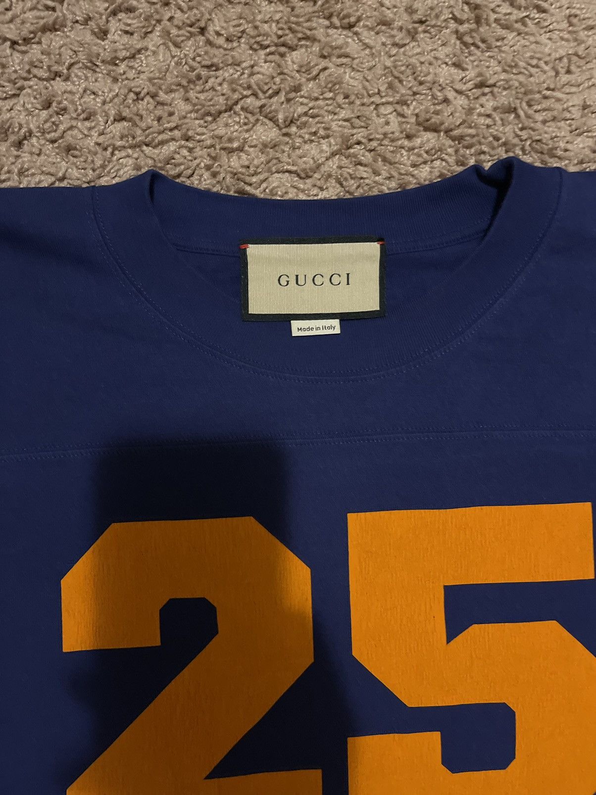 Gucci Gucci Blue '25 Gucci Eschatology & Blind For Love 1921' Size US L / EU 52-54 / 3 - 2 Thumbnail