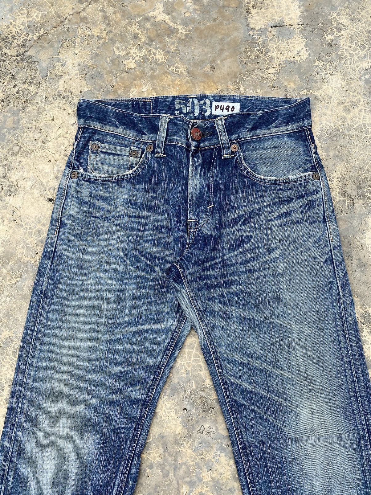 Edwin Vintage Edwin 503 Pre Faded Pant Size US 30 / EU 46 - 3 Thumbnail