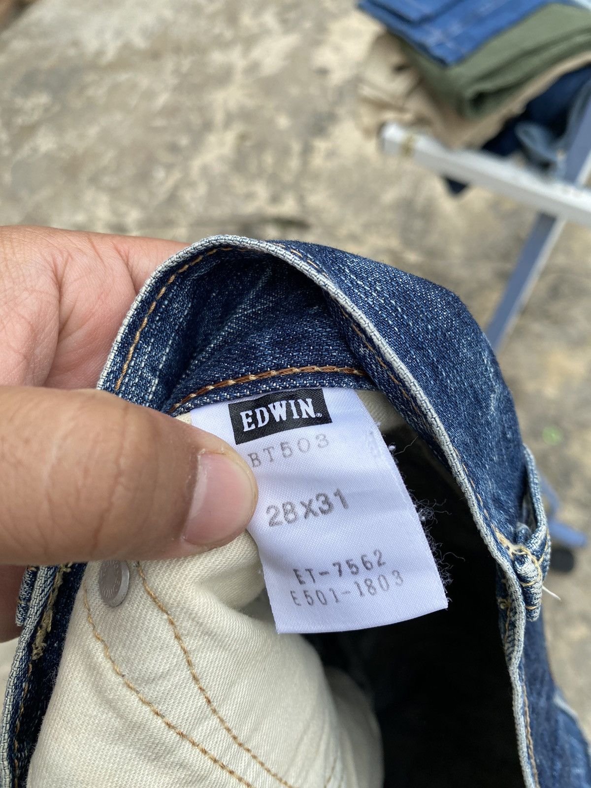 Edwin Vintage Edwin 503 Pre Faded Pant Size US 30 / EU 46 - 6 Thumbnail