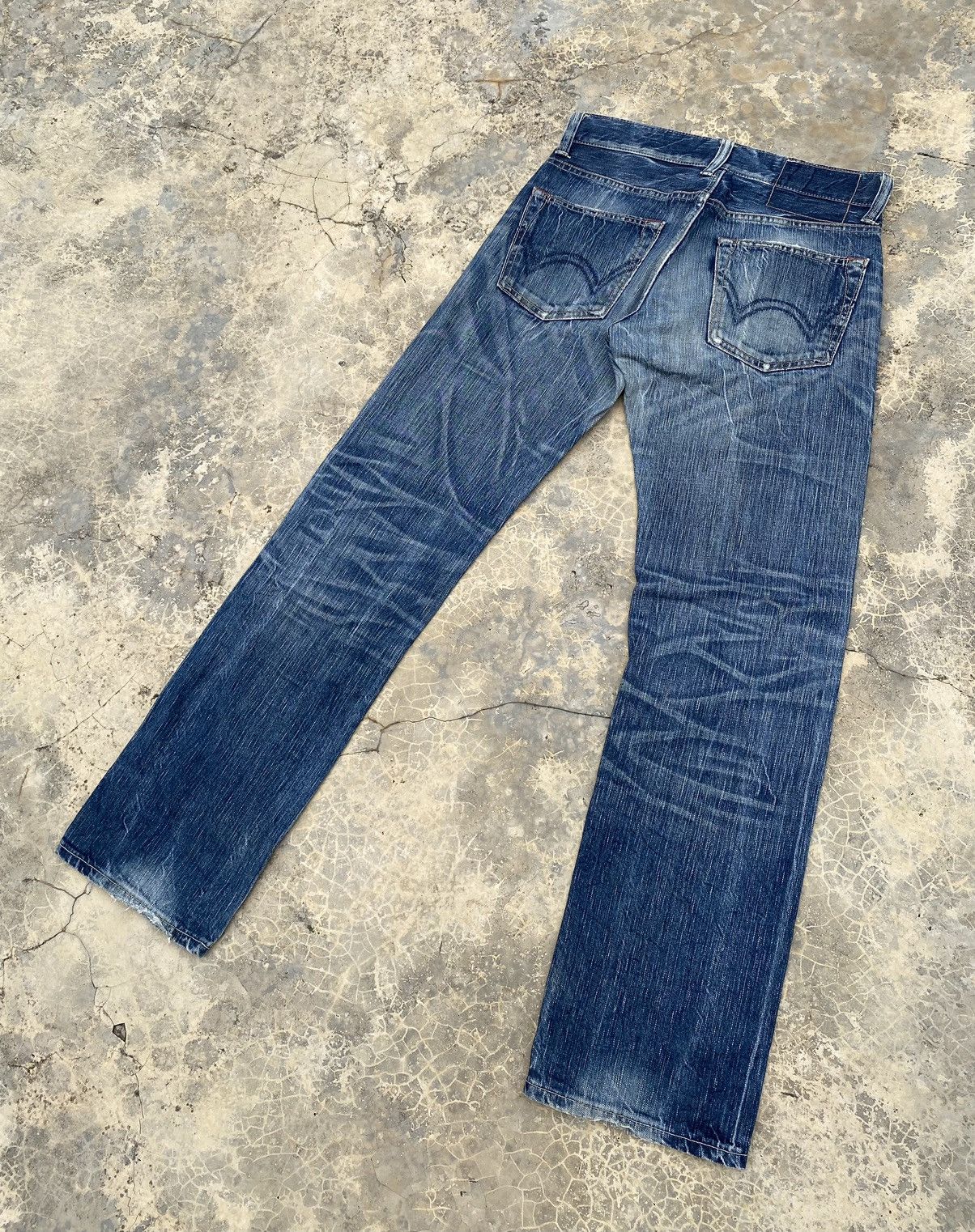 Edwin Vintage Edwin 503 Pre Faded Pant Size US 30 / EU 46 - 2 Thumbnail