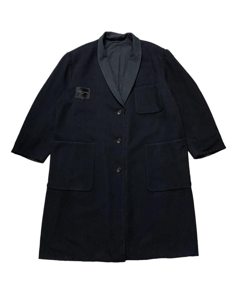 Comme des Garcons Archives 80’s CDG HOMME Oversized Wool Reversible Long Coat Size US L / EU 52-54 / 3 - 1 Thumbnail