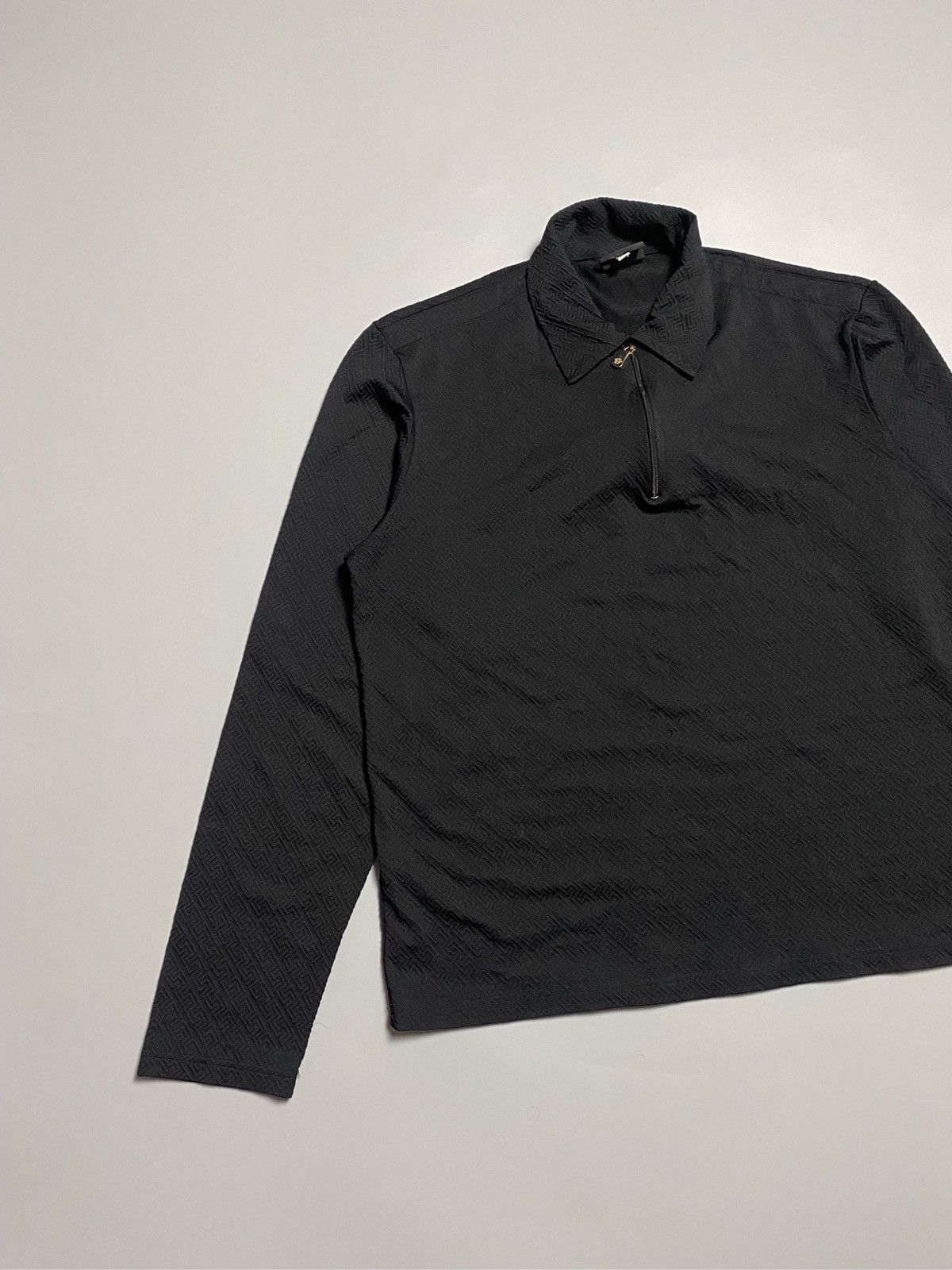 Versace Jeans Couture Versace vintage patterns longsleeve polo neck Size US M / EU 48-50 / 2 - 1 Thumbnail