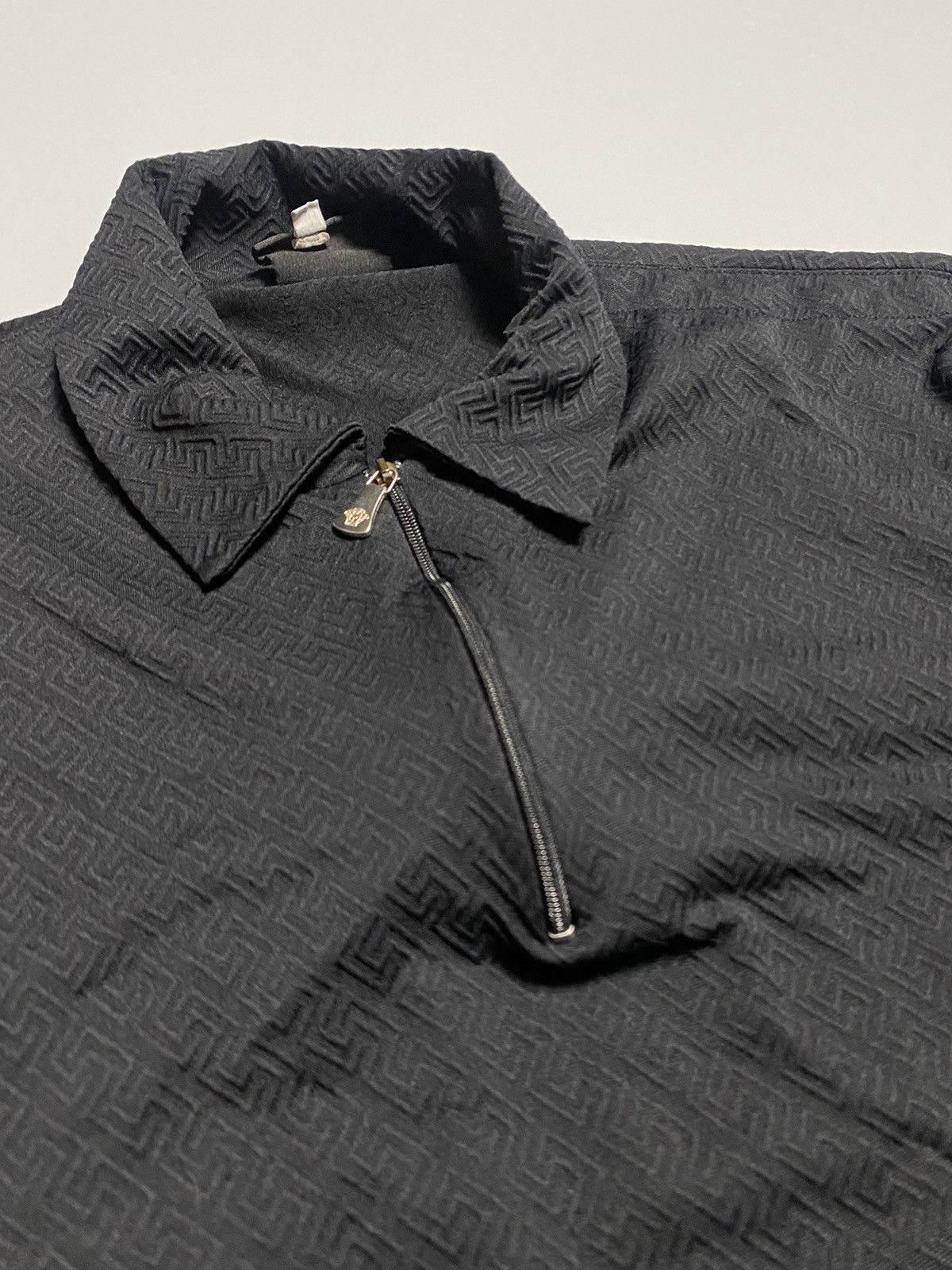 Versace Jeans Couture Versace vintage patterns longsleeve polo neck Size US M / EU 48-50 / 2 - 7 Thumbnail