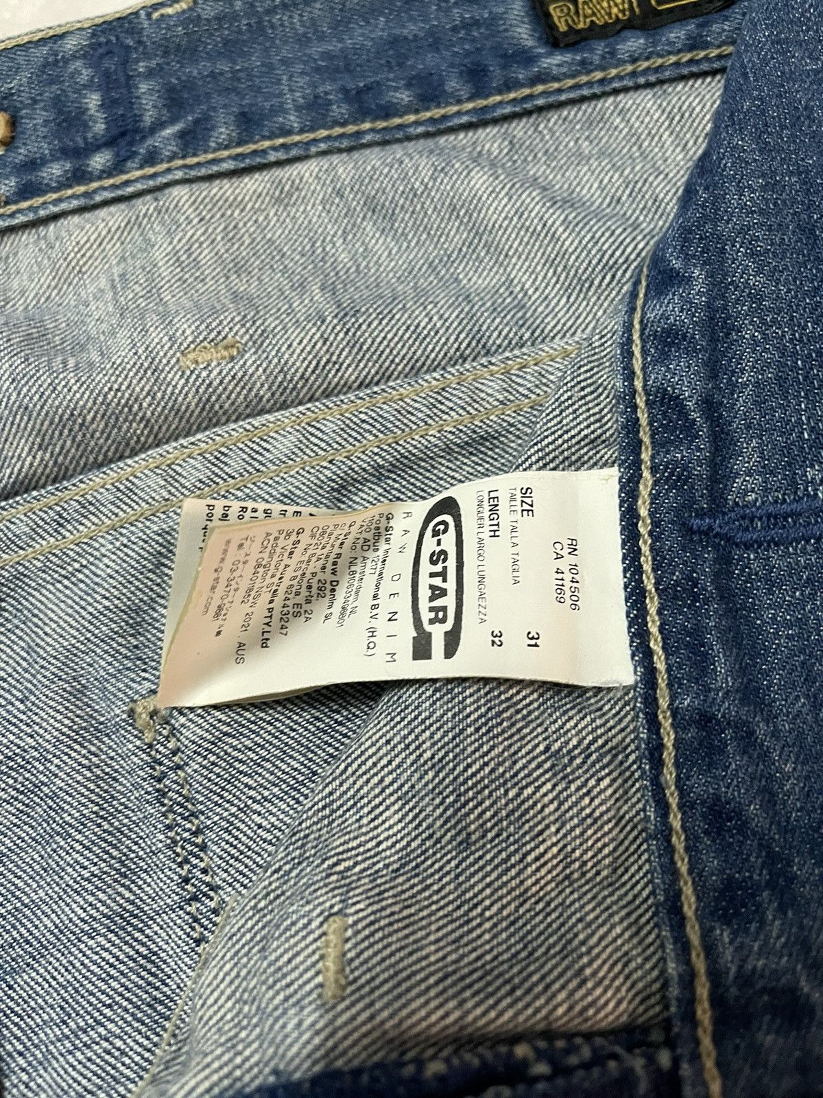 G-Star Raw Denim Jeans Blue