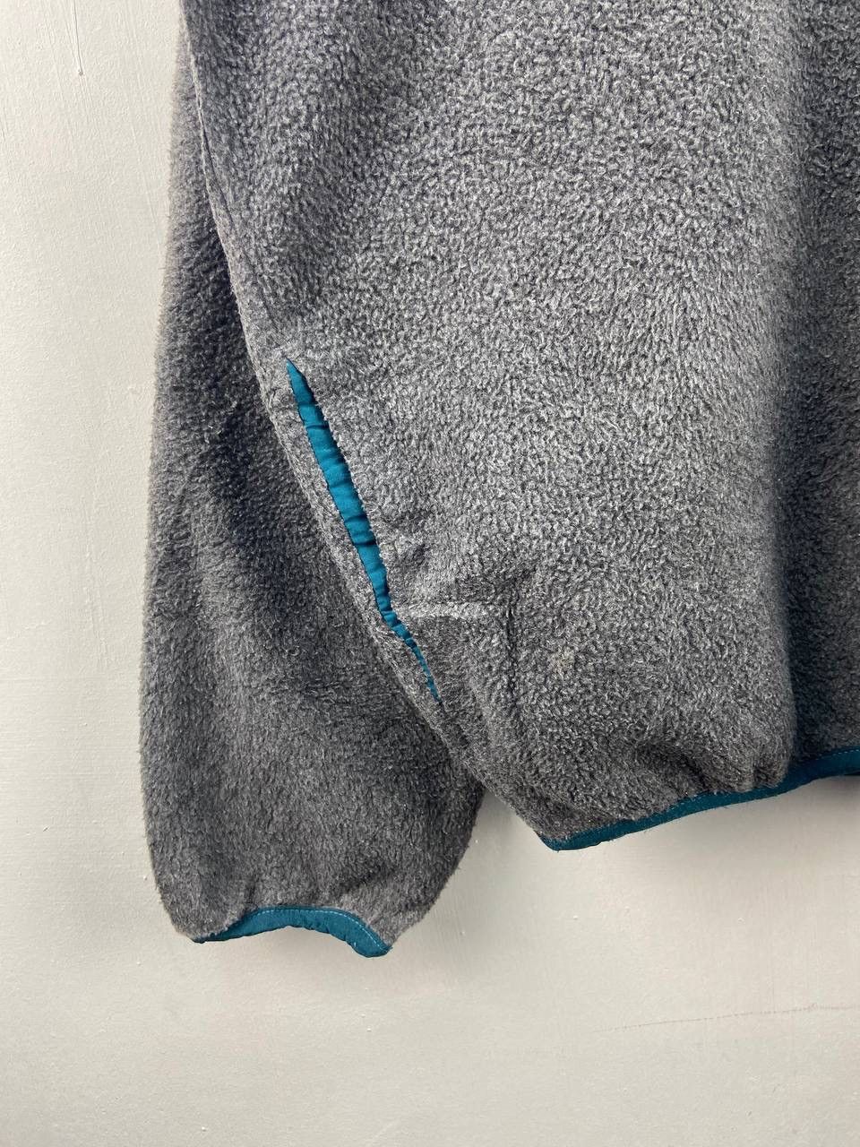 L.L. Bean × Vintage Vintage 90s LL Bean Deep Pile Fleece Snap Button Pullover Size US XL / EU 56 / 4 - 4 Thumbnail