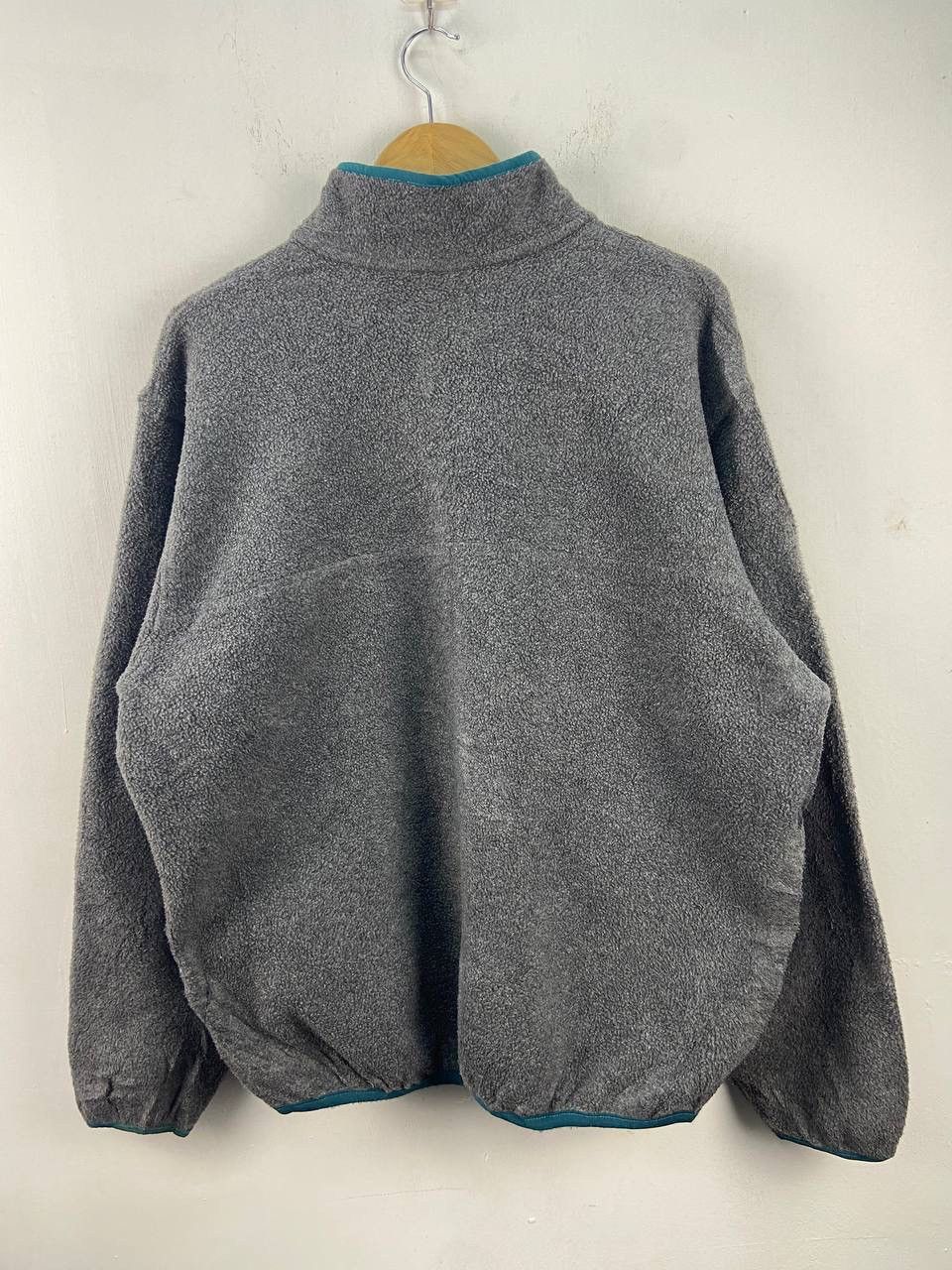 L.L. Bean × Vintage Vintage 90s LL Bean Deep Pile Fleece Snap Button Pullover Size US XL / EU 56 / 4 - 11 Thumbnail
