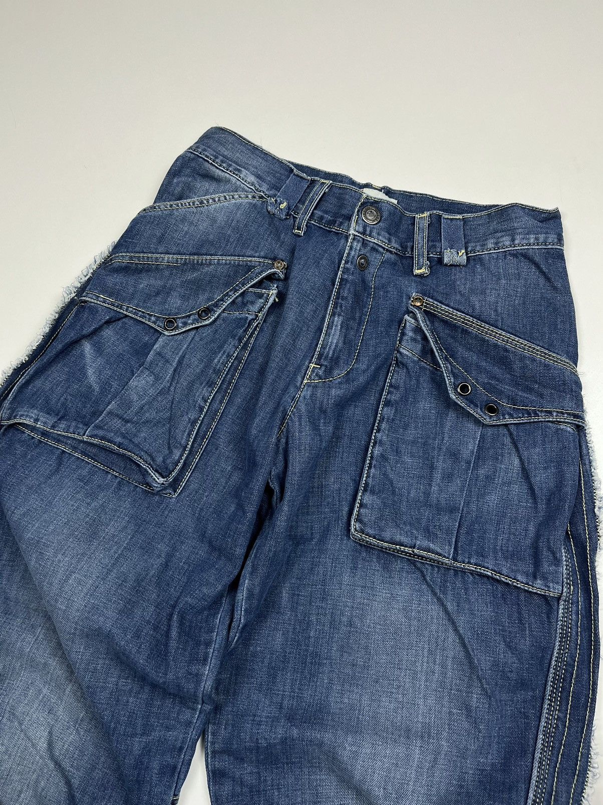 Other Rare Vintage Diesel Gang Loose Fit Jeans Cargo Size 28" / US 6 / IT 42 - 7 Thumbnail