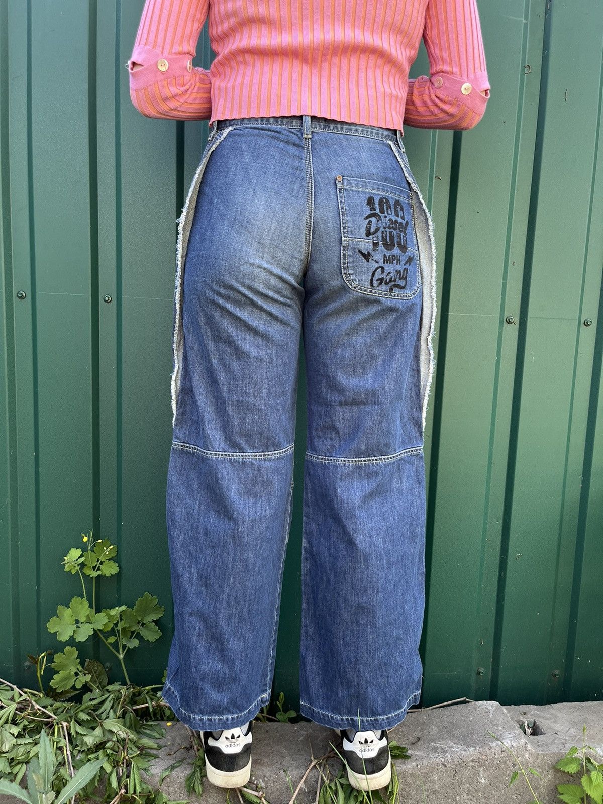 Other Rare Vintage Diesel Gang Loose Fit Jeans Cargo Size 28" / US 6 / IT 42 - 16 Thumbnail