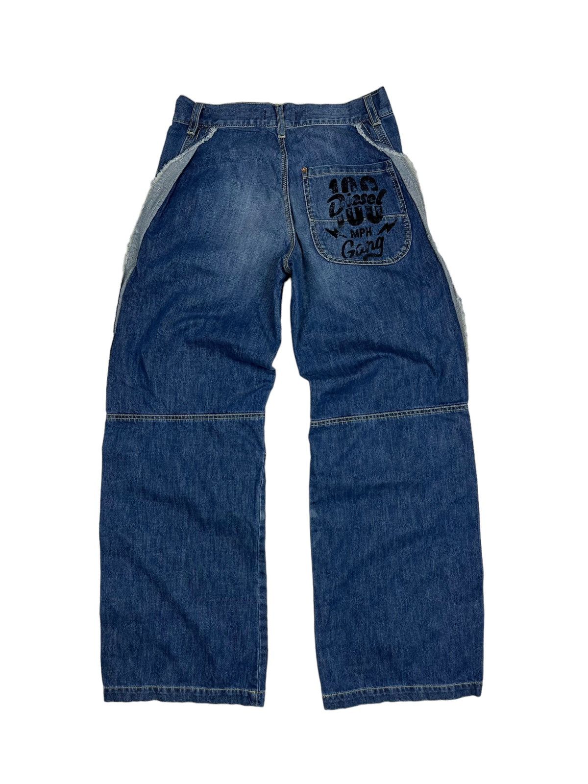 Other Rare Vintage Diesel Gang Loose Fit Jeans Cargo Size 28" / US 6 / IT 42 - 3 Thumbnail
