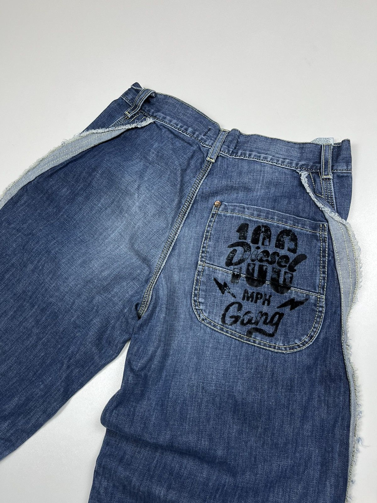 Other Rare Vintage Diesel Gang Loose Fit Jeans Cargo Size 28" / US 6 / IT 42 - 11 Thumbnail