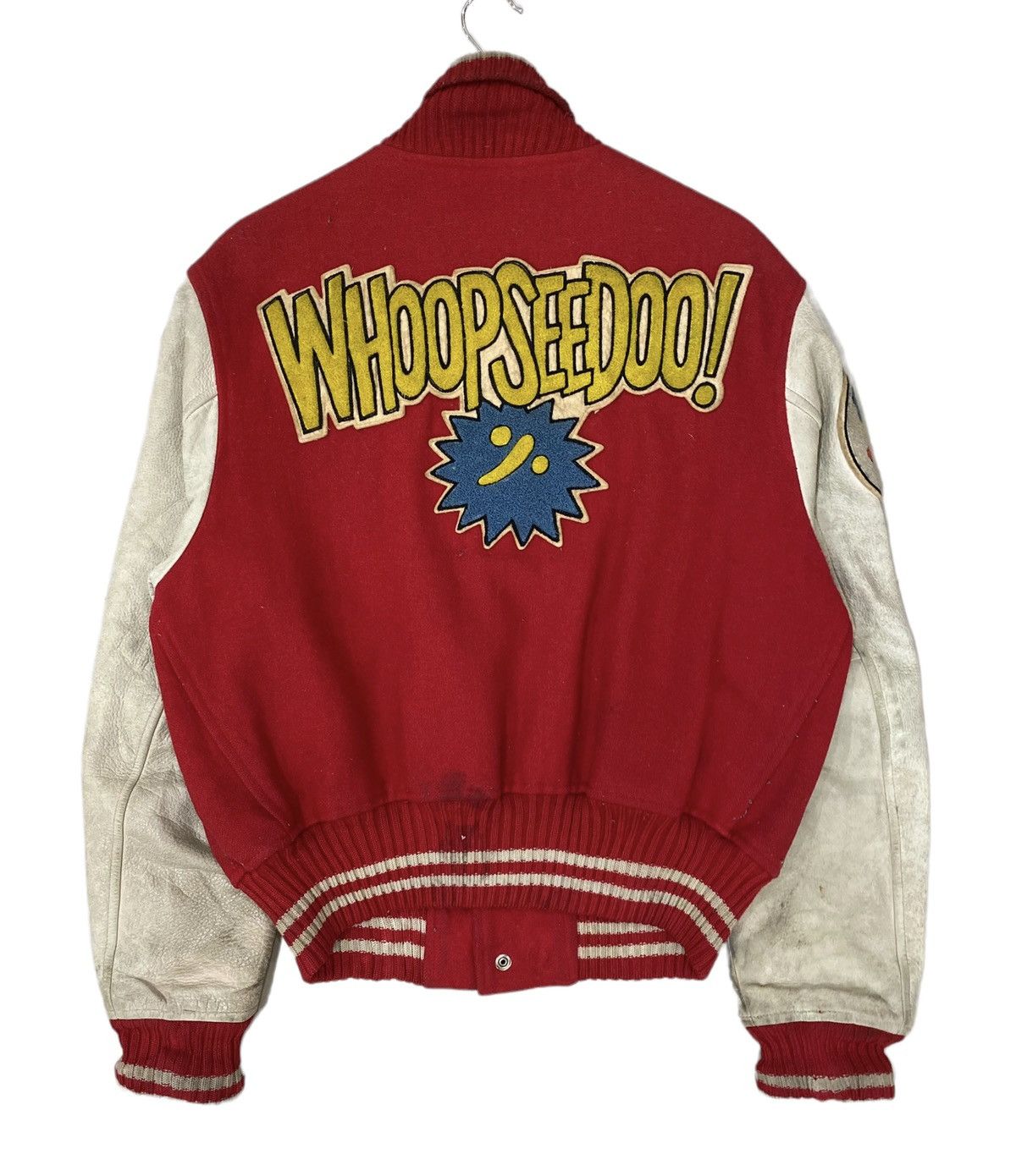 Hysteric Glamour 🔥HYSTERIC GLAMOUR BULLDOG LOGO WOOL LEATHER VARSITY JACKET Size US M / EU 48-50 / 2 - 6 Thumbnail