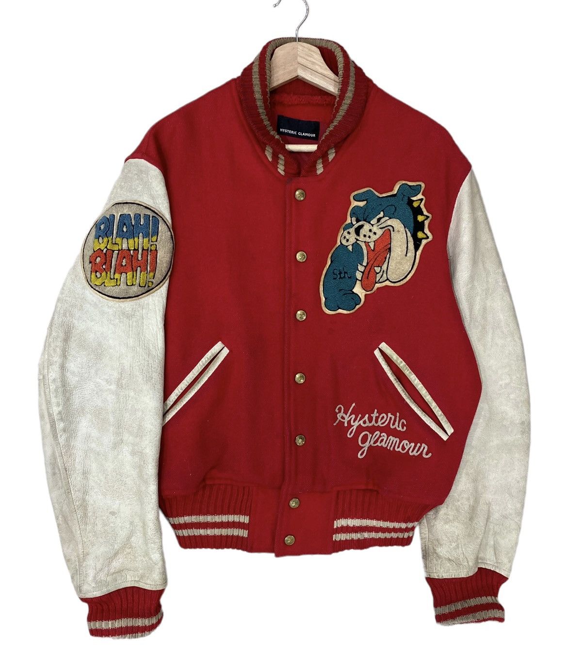 Hysteric Glamour Varsity Jacket | Grailed